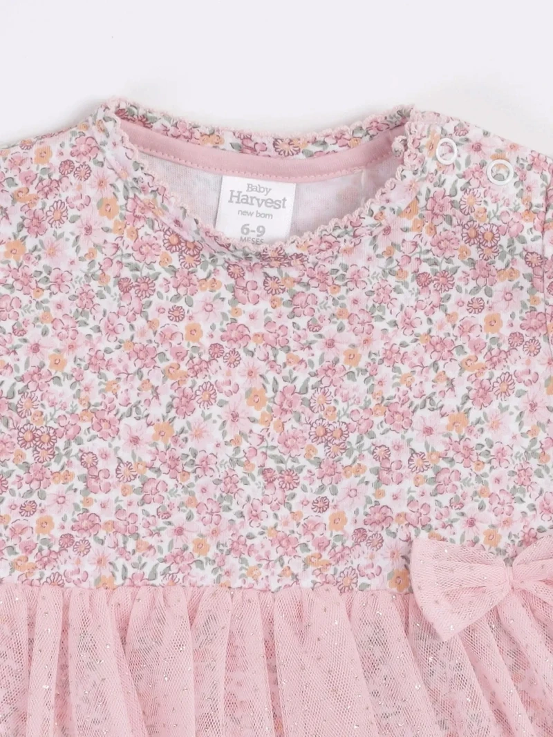 VESTIDO ALGODÓN NIÑA BABY HARVEST TUL - 5