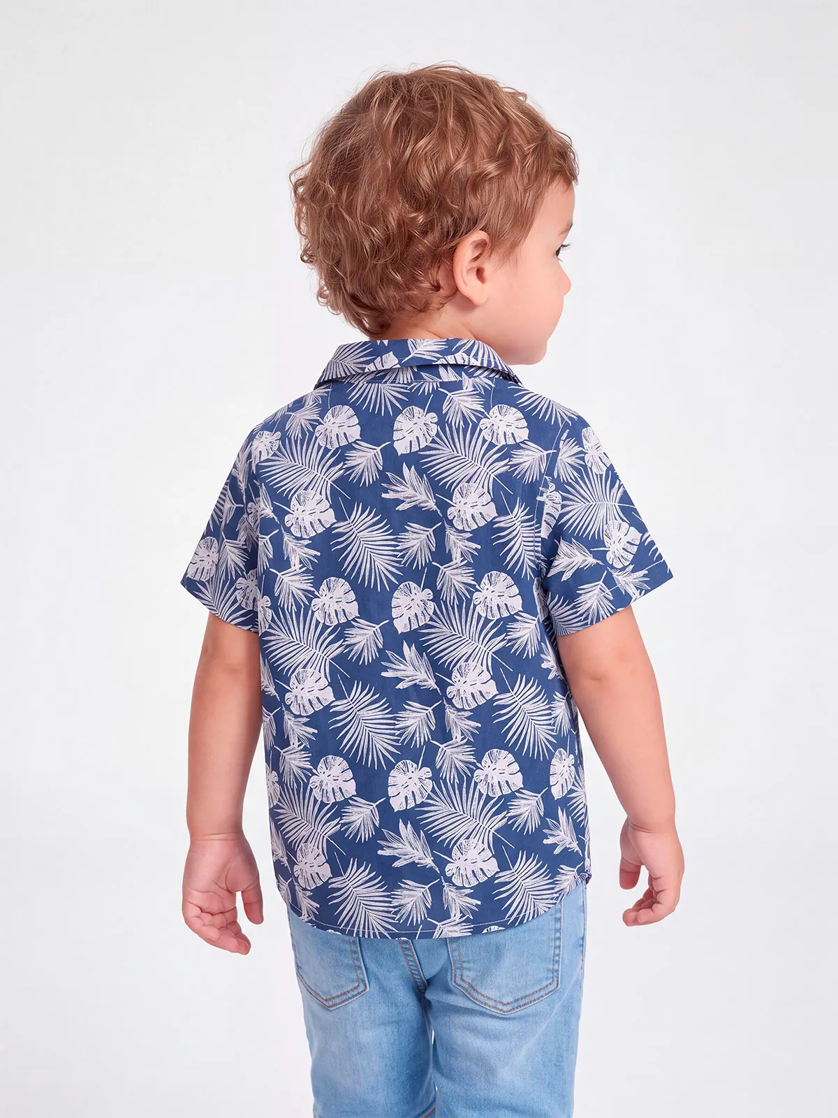 CAMISA HAWAI MANGA CORTA BEBE NIÑO BABY HARVEST - 2