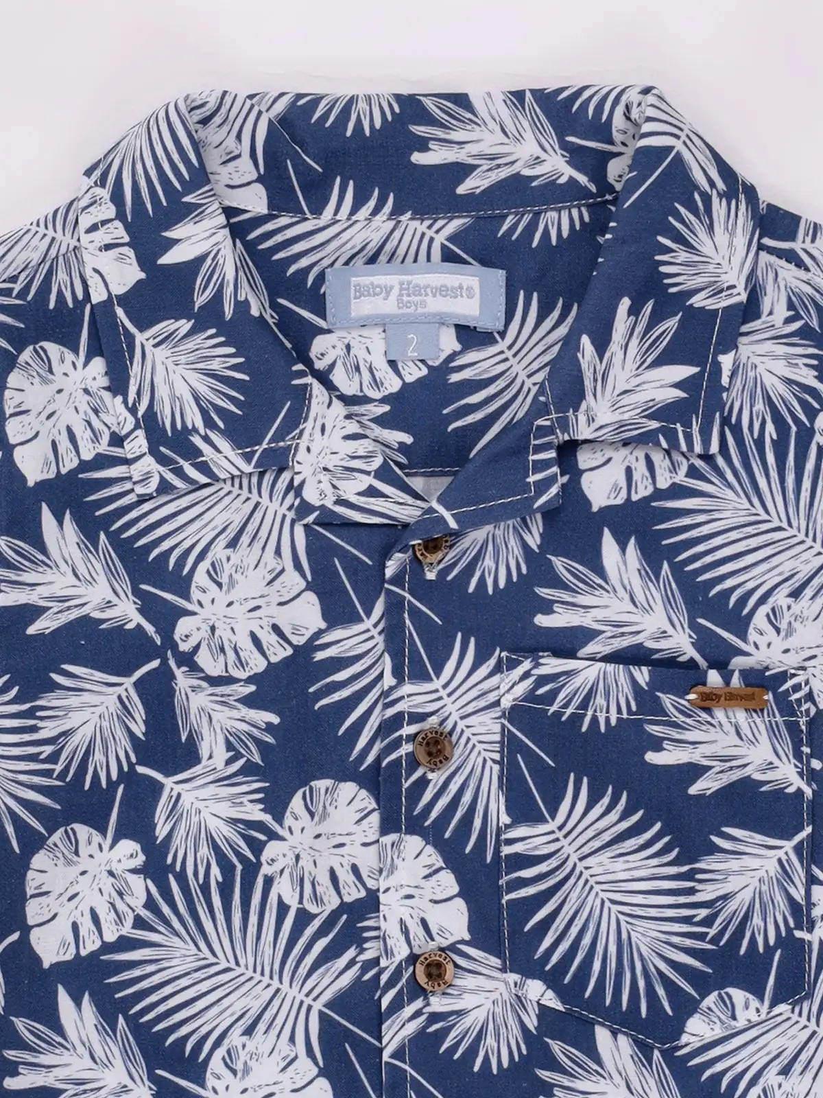 CAMISA MANGA CORTA ALGODÓN NIÑO BABY HARVEST - 3