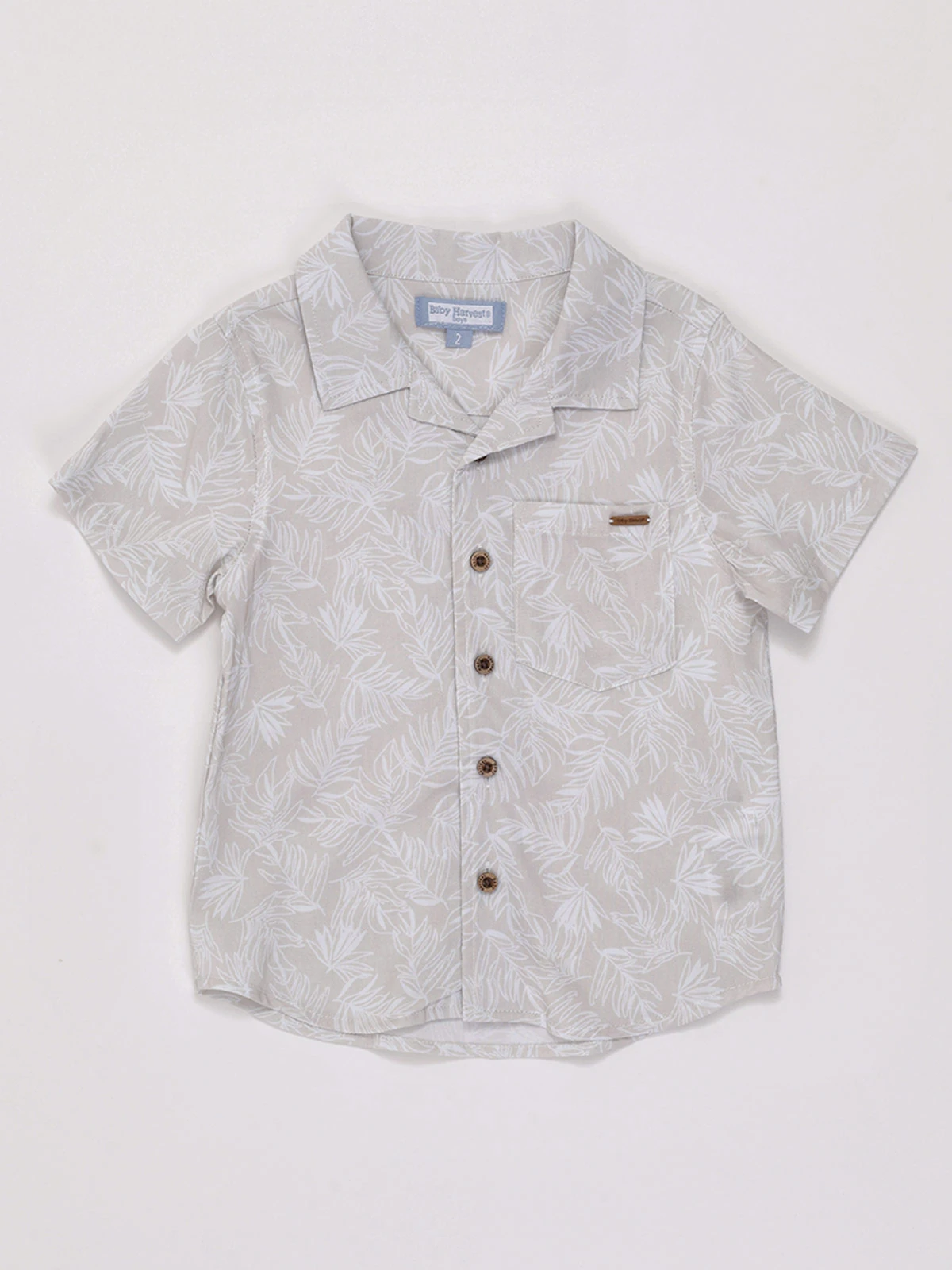 CAMISA HAWAI MANGA CORTA BEBE NIÑO BABY HARVEST - 1