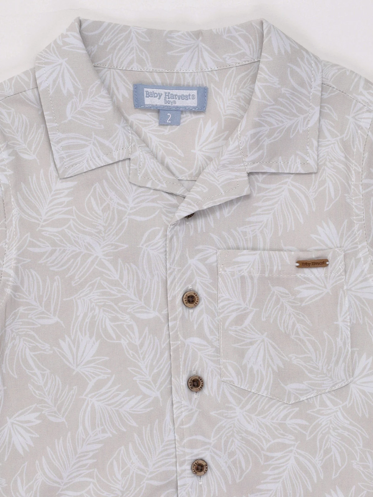 CAMISA HAWAI MANGA CORTA BEBE NIÑO BABY HARVEST - 3