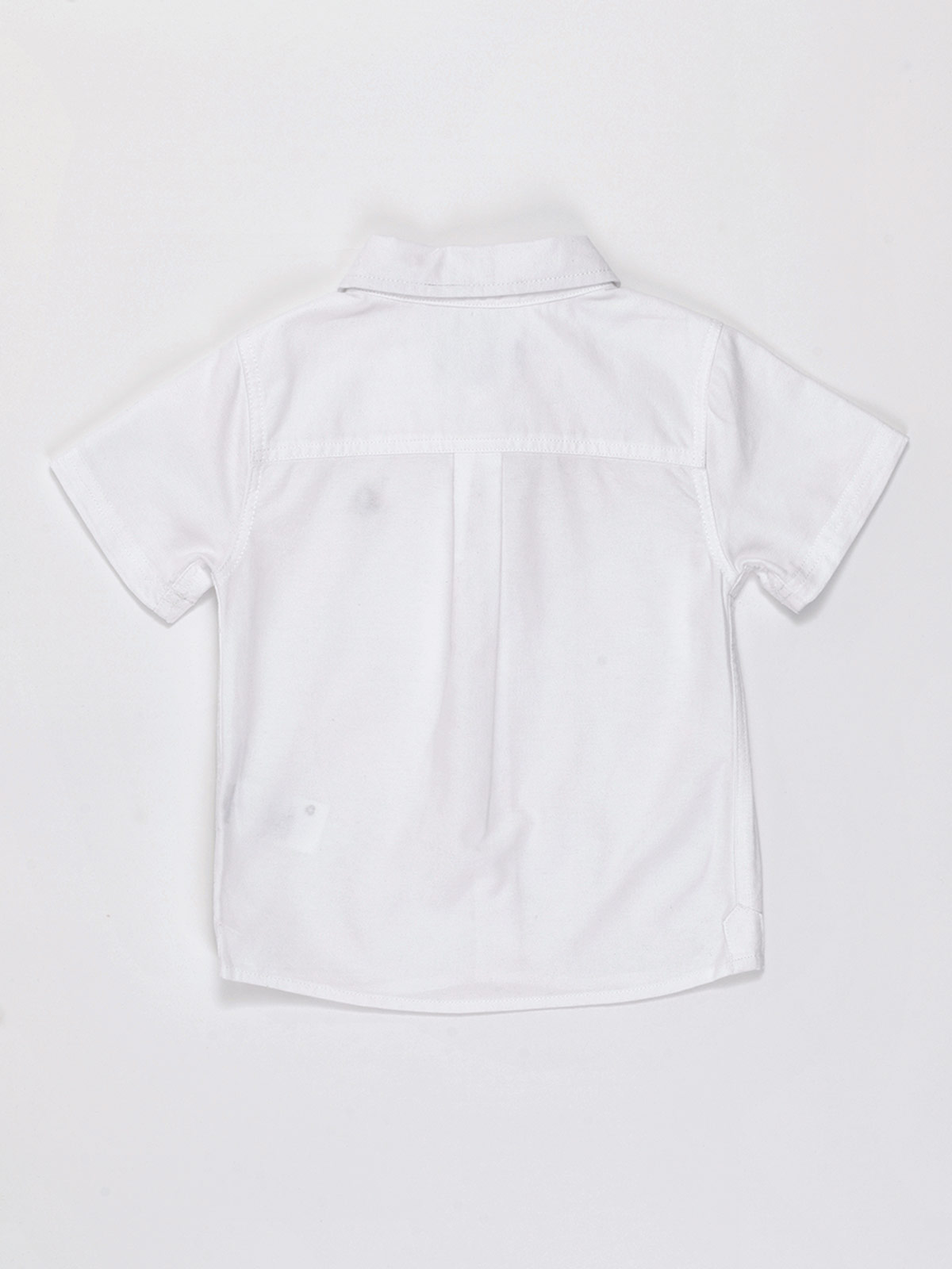 CAMISA OXFORD MANGA CORTA ALGODÓN BEBE NIÑO BABY HARVEST - 2
