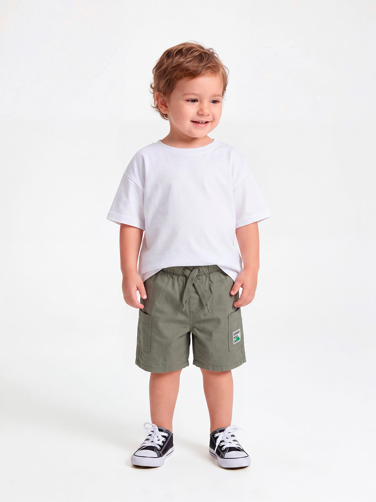 SHORT CARGO ALGODÓN BEBE NIÑO BABY HARVEST - 1