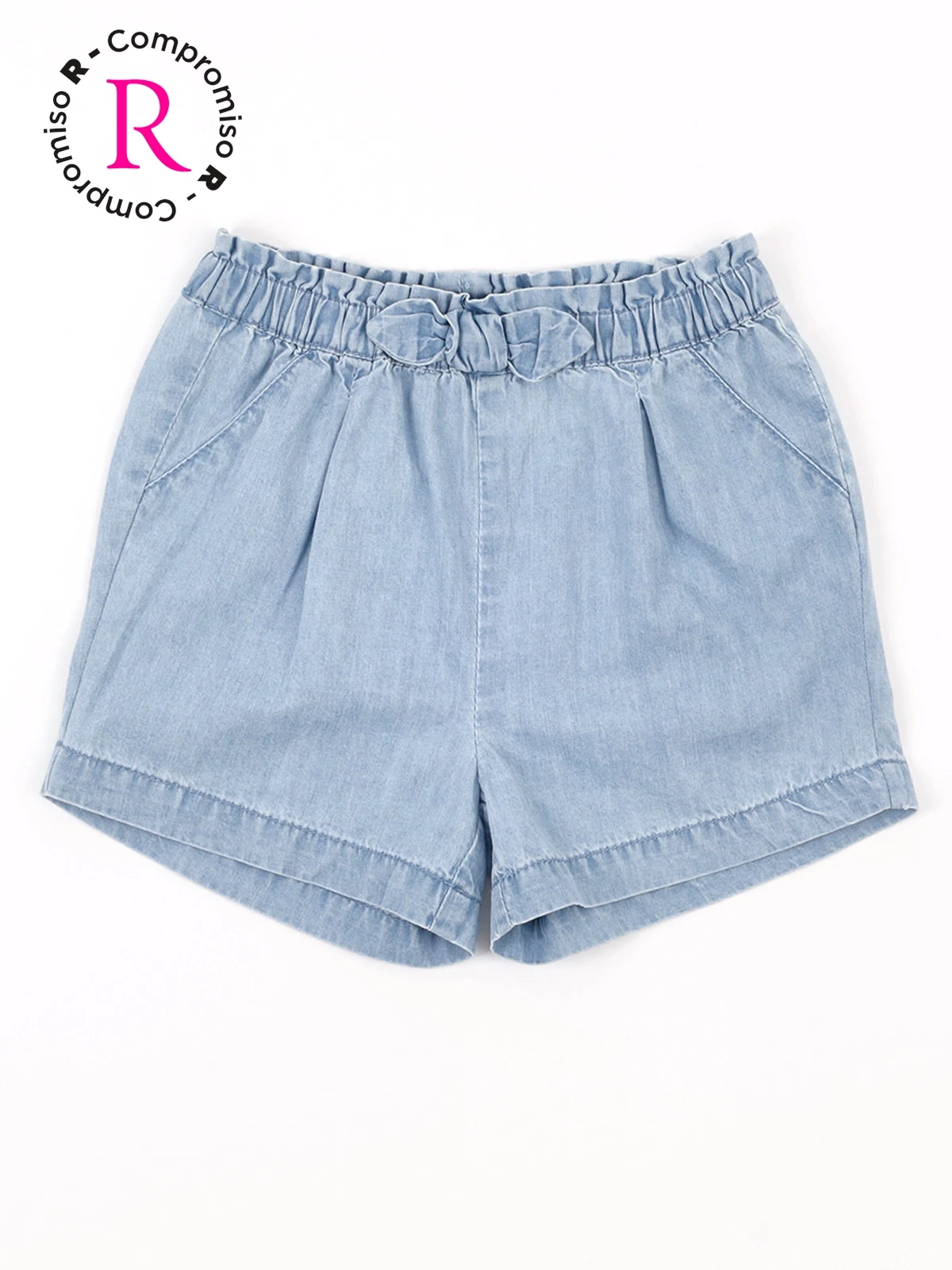 SHORT ALGODÓN NIÑA BABY HARVEST DENIM - 3
