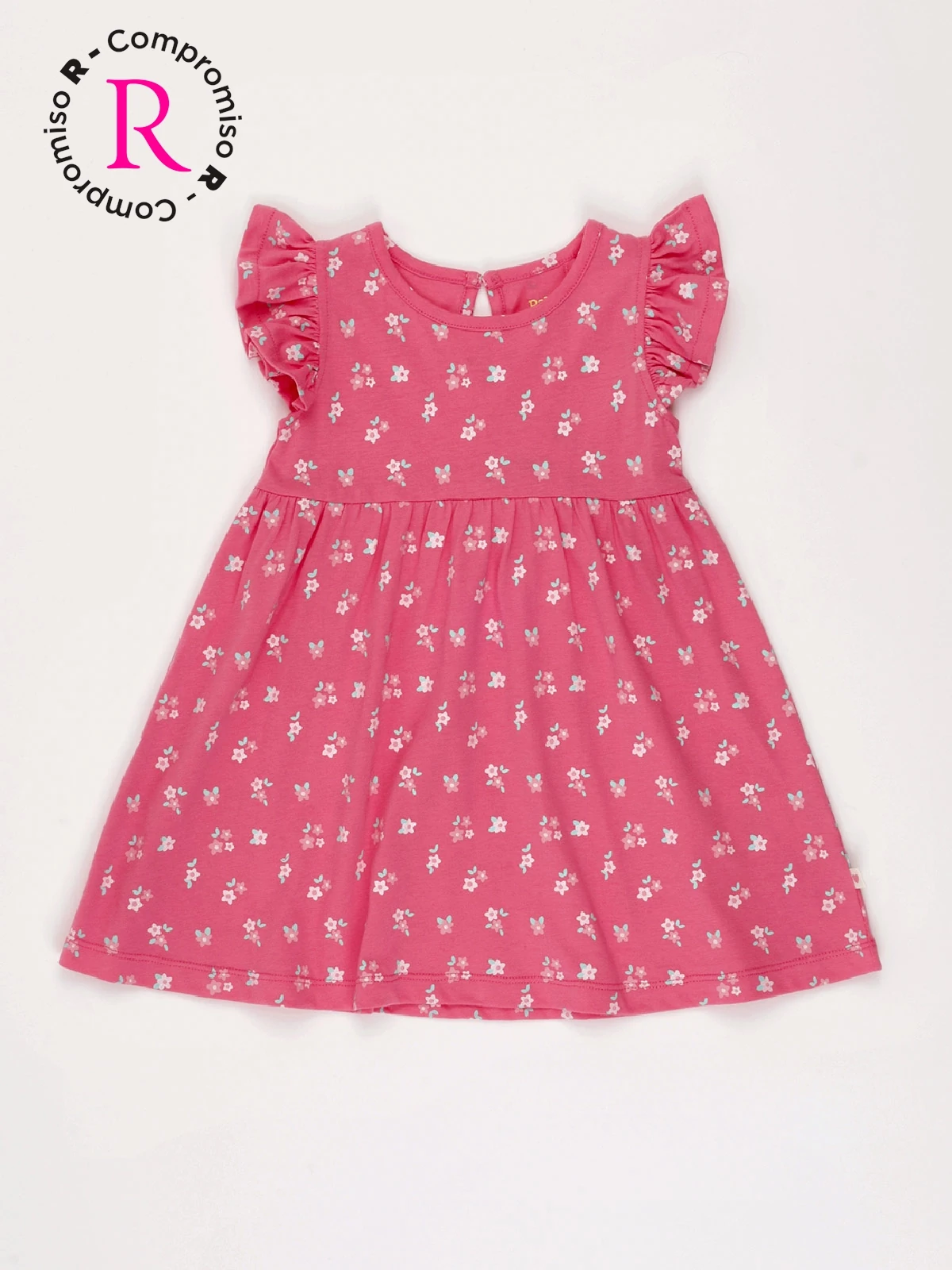 VESTIDO ALGODÓN NIÑA BABY HARVEST - 3