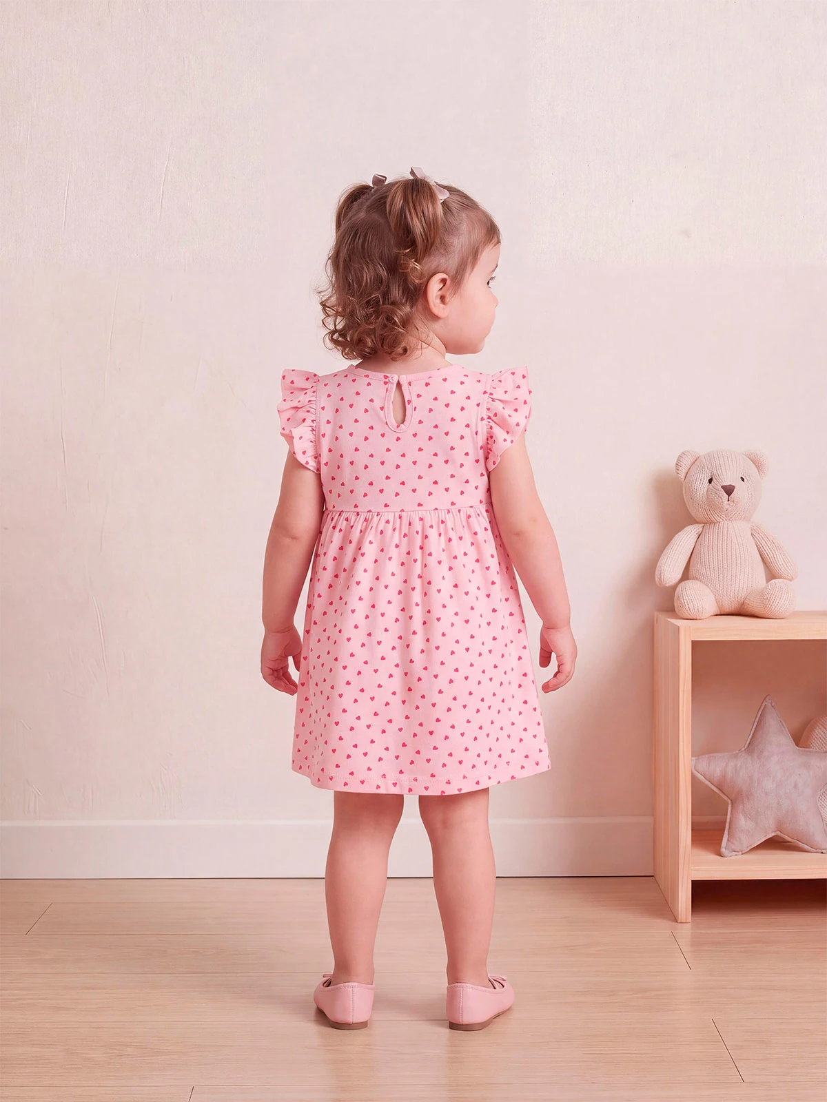VESTIDO ALGODÓN NIÑA BABY HARVEST - 2