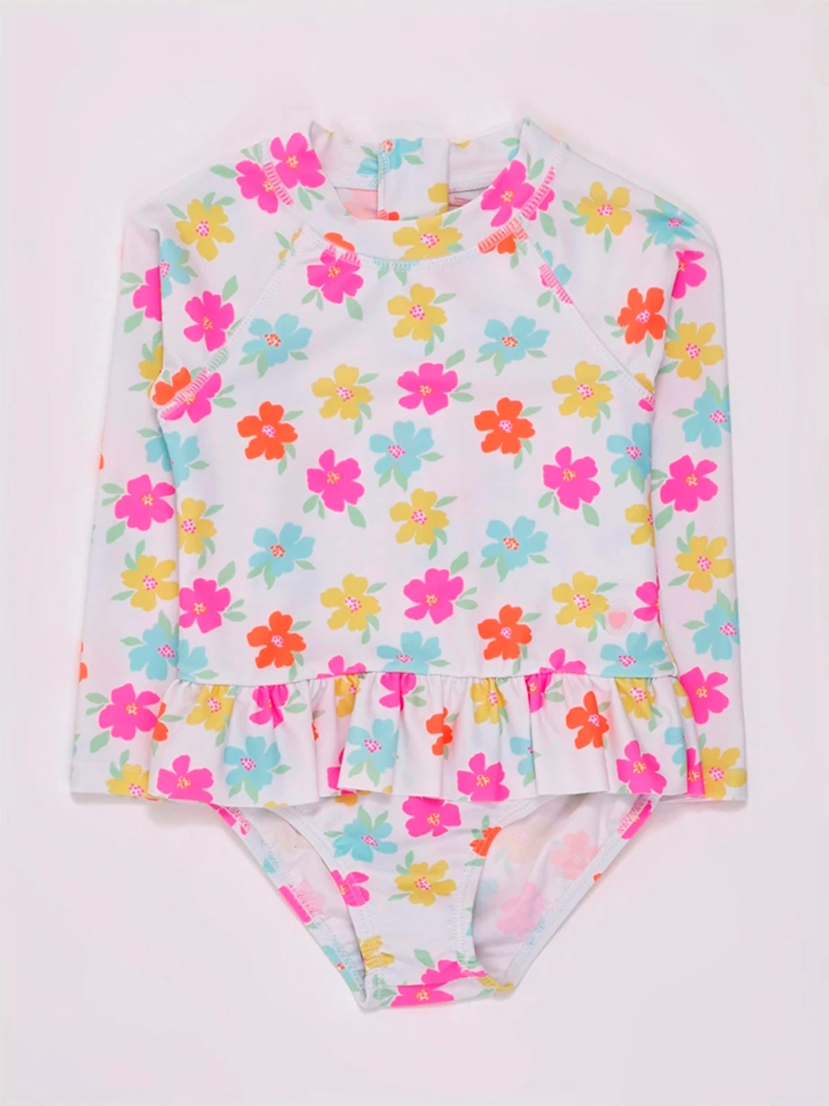 ROPA DE BAÑO ENTERO MANGA LARGA BEBE NIÑA BABY HARVEST - 3