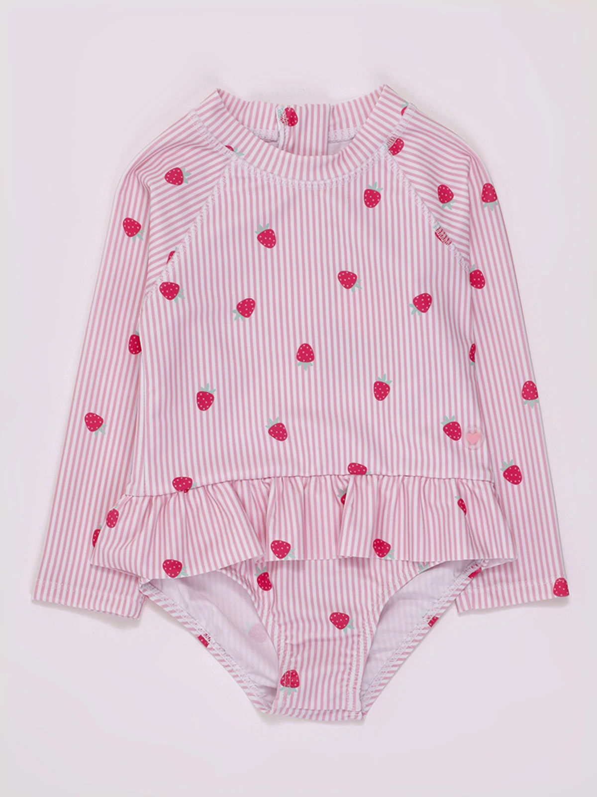 ROPA DE BAÑO ENTERO MANGA LARGA BEBE NIÑA BABY HARVEST - 1