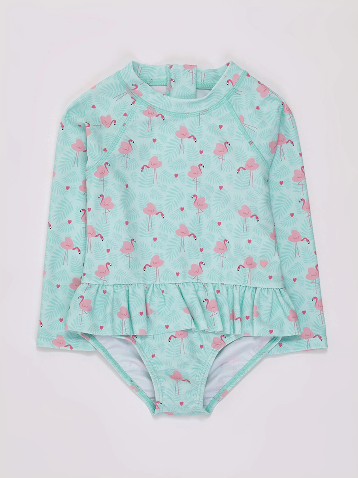 ROPA DE BAÑO ENTERO MANGA LARGA BEBE NIÑA BABY HARVEST - 1