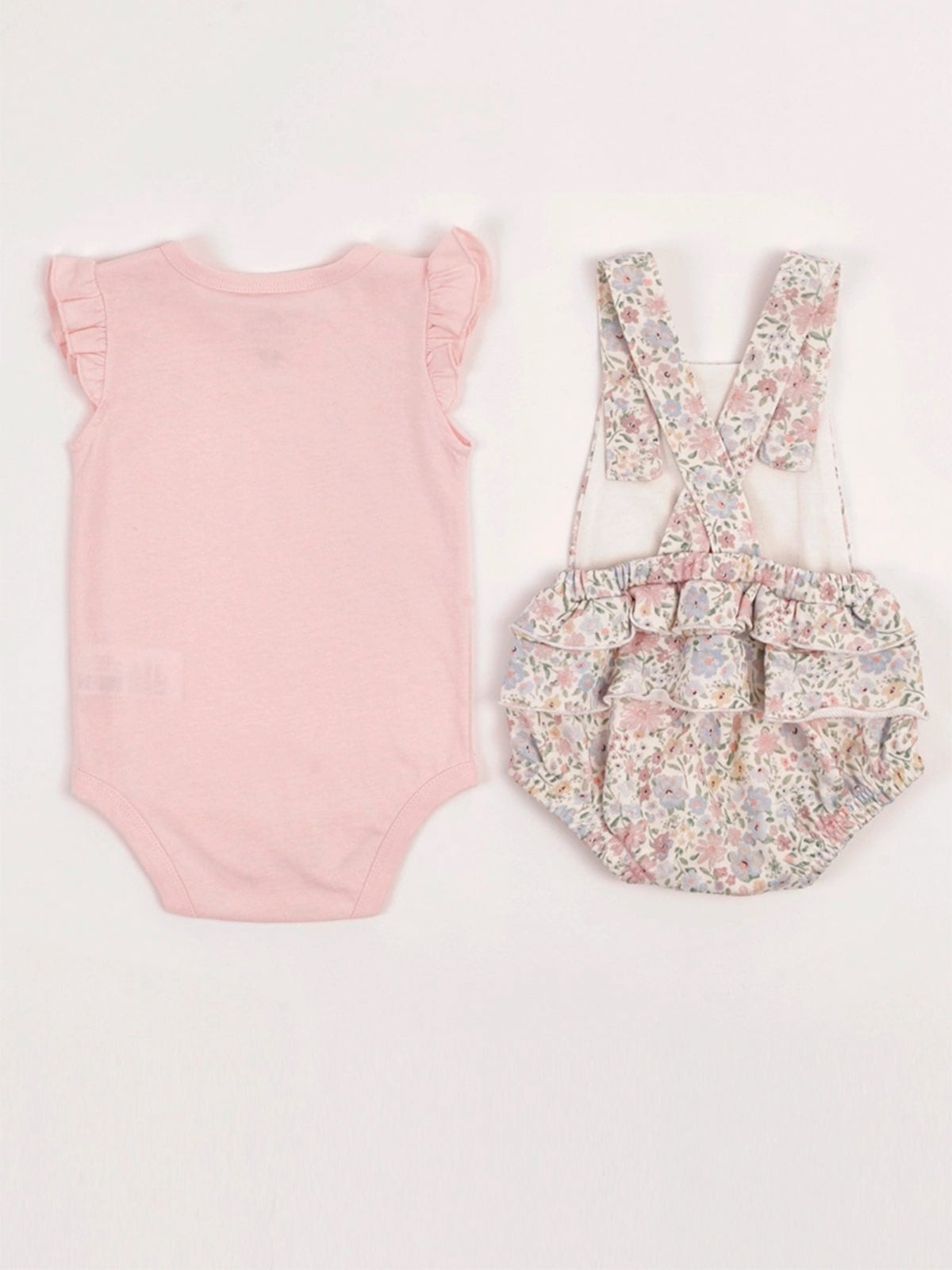 CONJUNTO RANITA BODY ALGODÓN + JARDINERA BEBE NIÑA BABY HARVEST - 4
