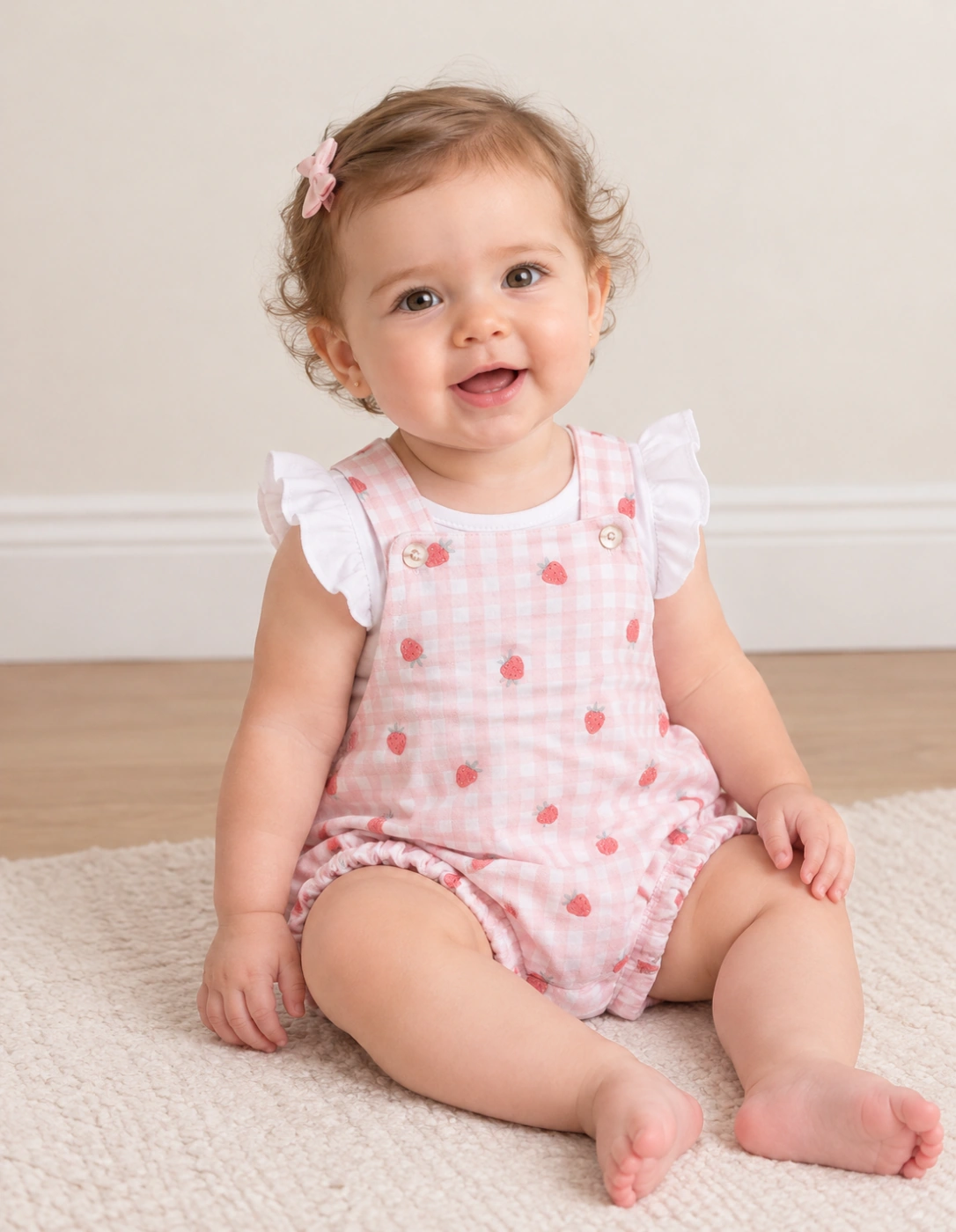 CONJUNTO BODY + JARDINERA ALGODÓN NIÑA BABY HARVEST - 1