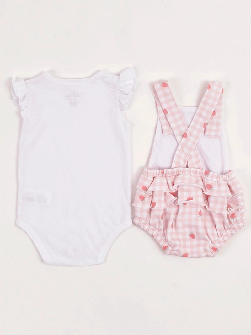 CONJUNTO BODY + JARDINERA ALGODÓN NIÑA BABY HARVEST - 3