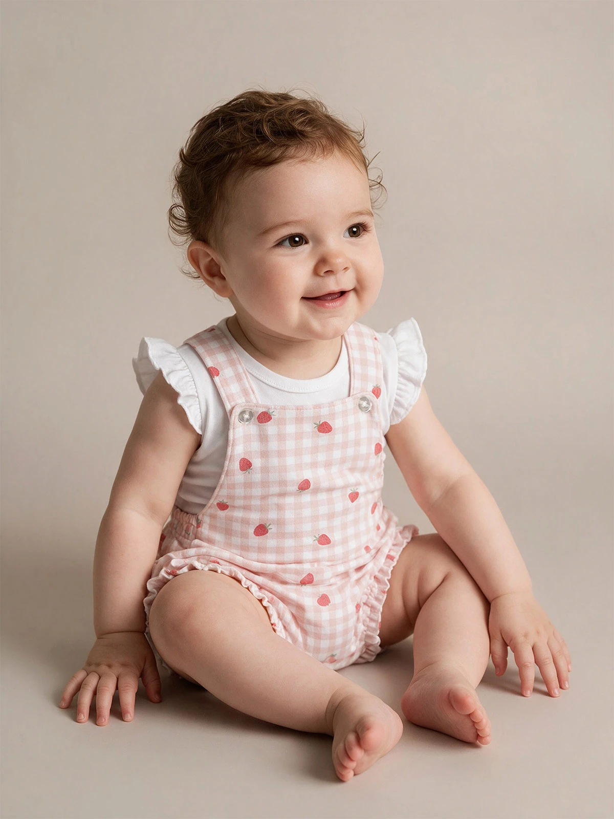 CONJUNTO RANITA BODY ALGODÓN + JARDINERA BEBE NIÑA BABY HARVEST - 1