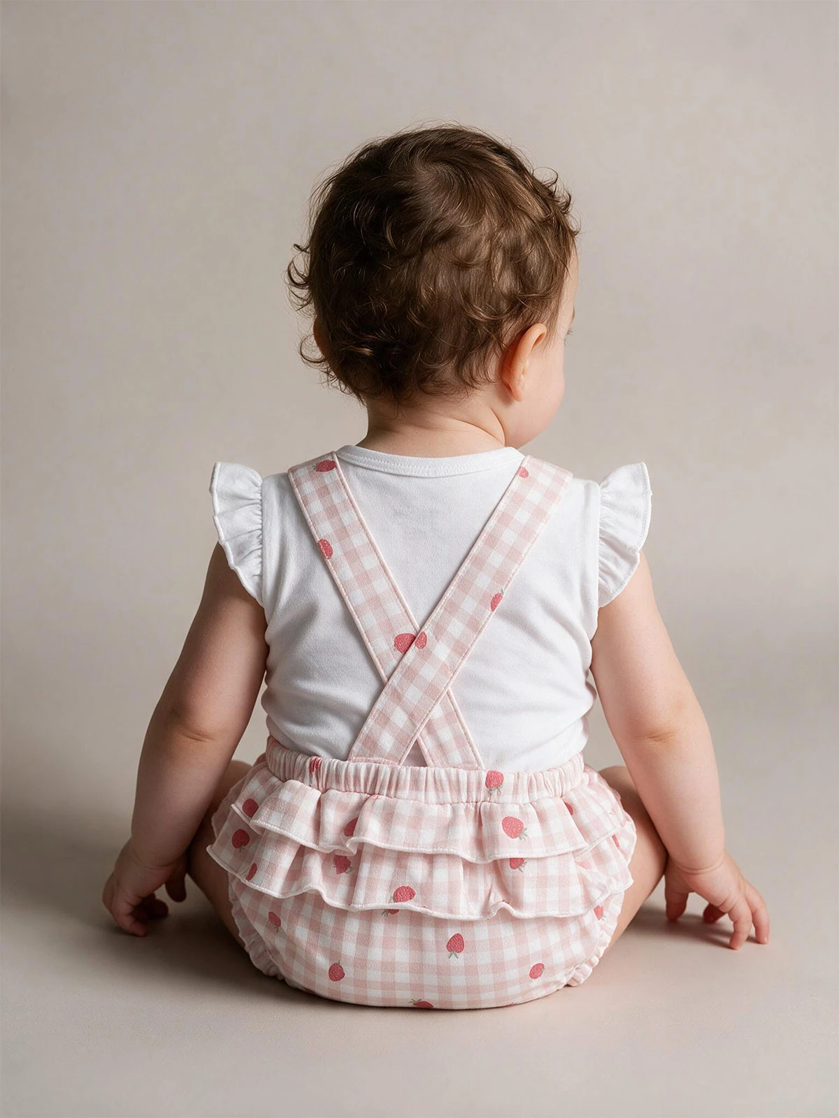CONJUNTO RANITA BODY ALGODÓN + JARDINERA BEBE NIÑA BABY HARVEST - 2