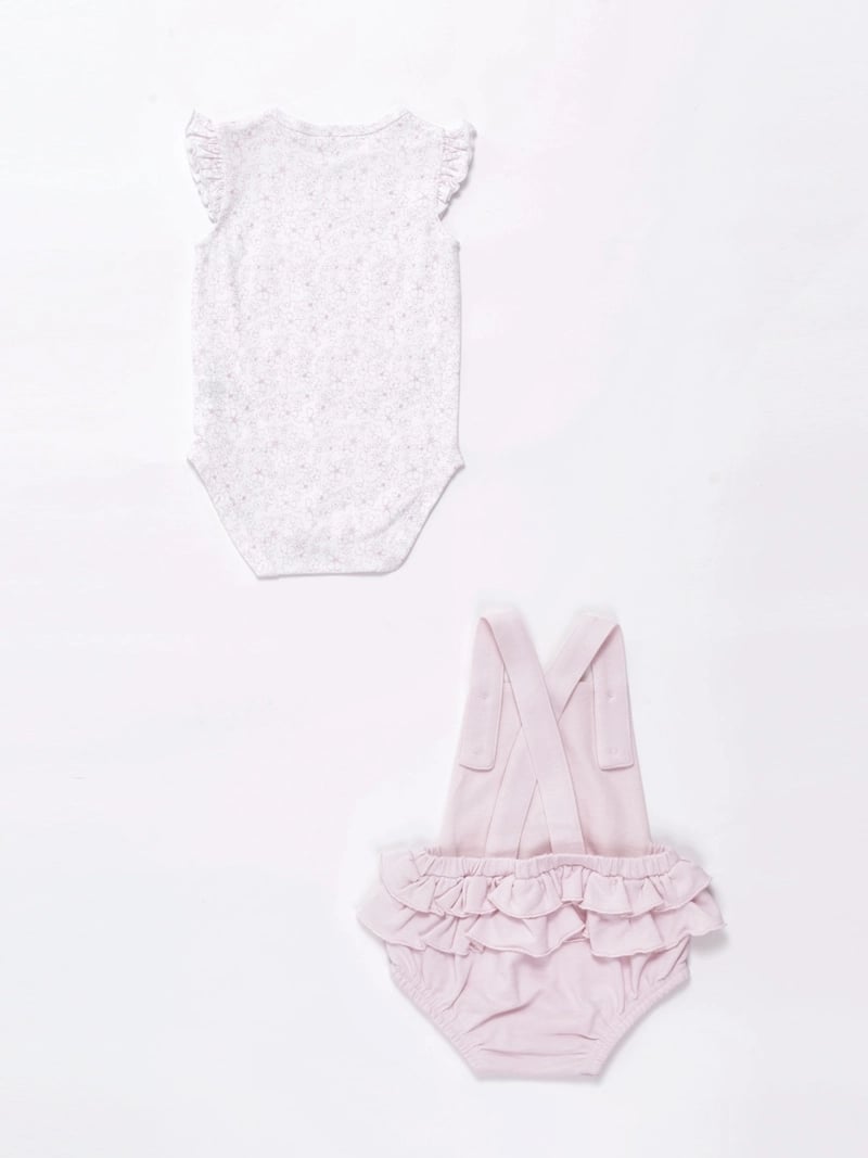 CONJUNTO BODY + JARDINERA ALGODÓN NIÑA BABY HARVEST - 2