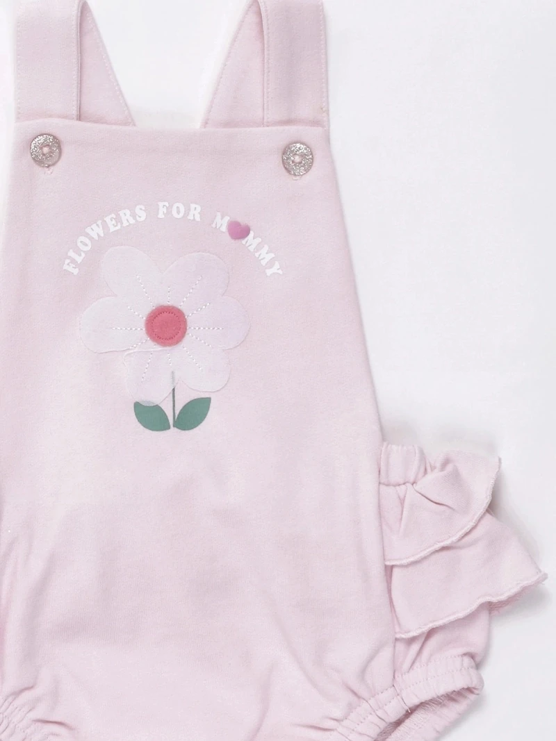 CONJUNTO BODY + JARDINERA ALGODÓN NIÑA BABY HARVEST - 3