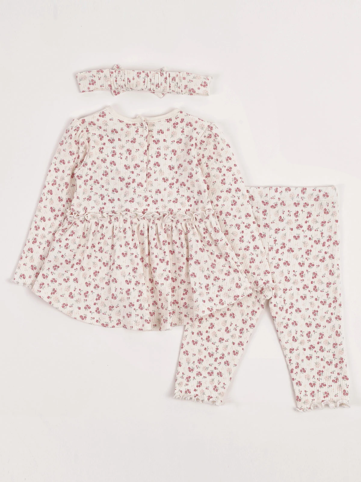 CONJUNTO BLUSA + PANTALÓN ALGODÓN NIÑA BABY HARVEST - 2