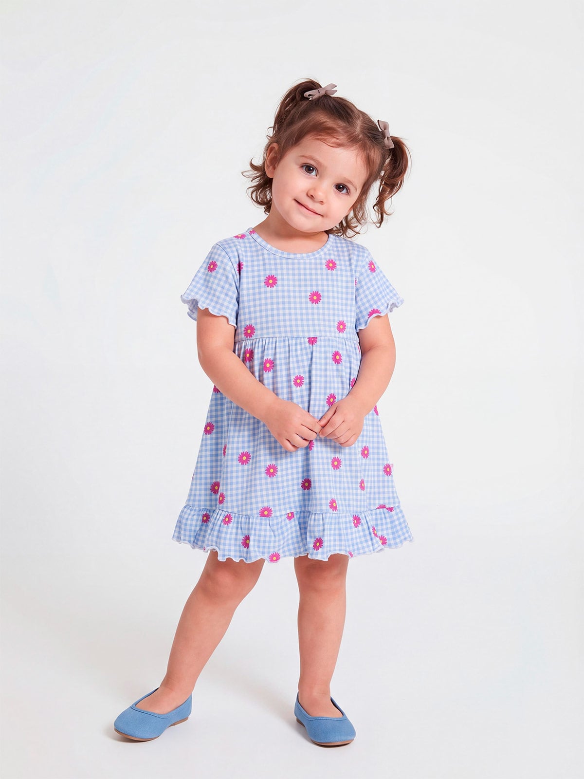 VESTIDO ROULE ALGODÓN BEBE NIÑA BABY HARVEST - 1