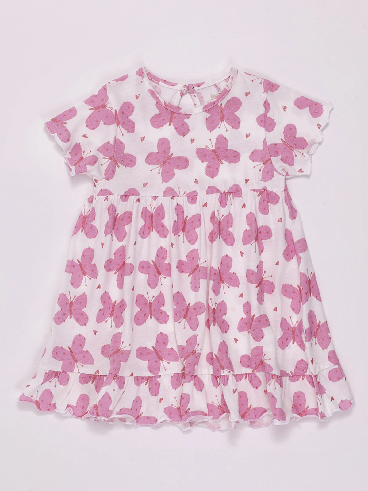 VESTIDO ALGODÓN NIÑA BABY HARVEST - 1