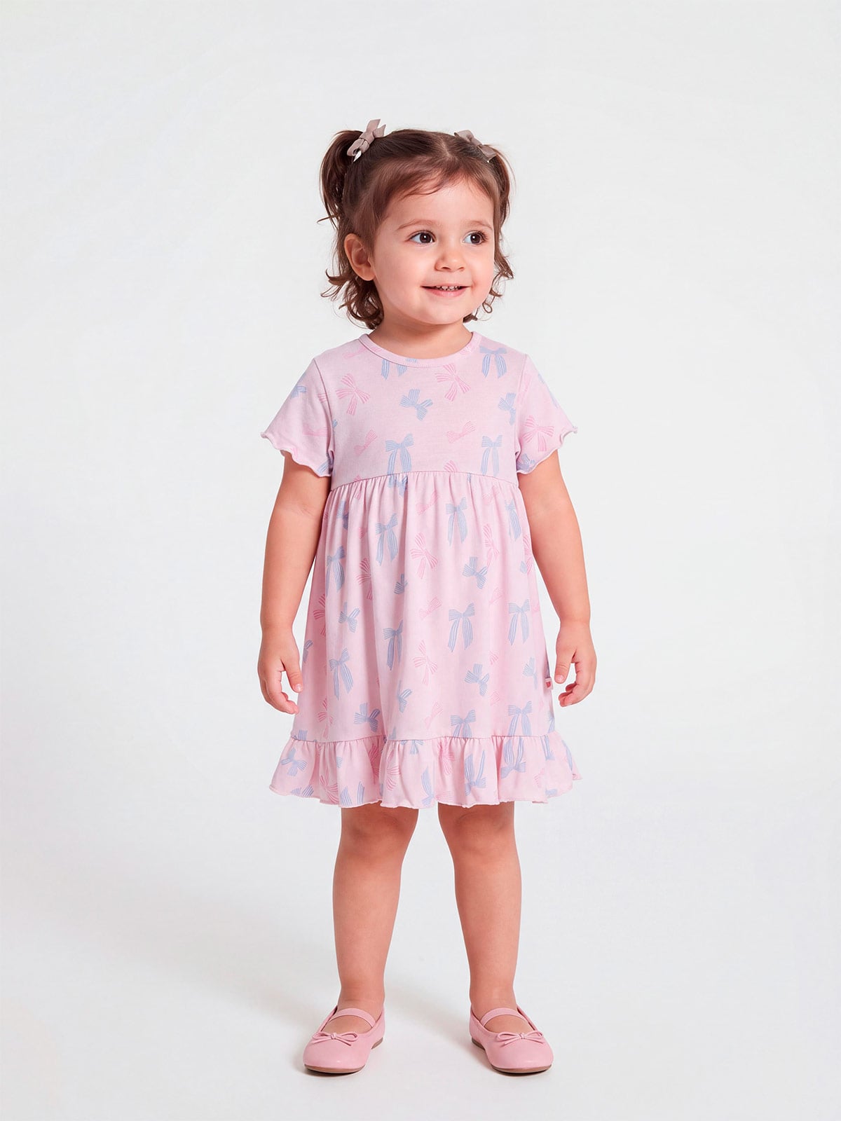 VESTIDO ROULE ALGODÓN BEBE NIÑA BABY HARVEST - 1