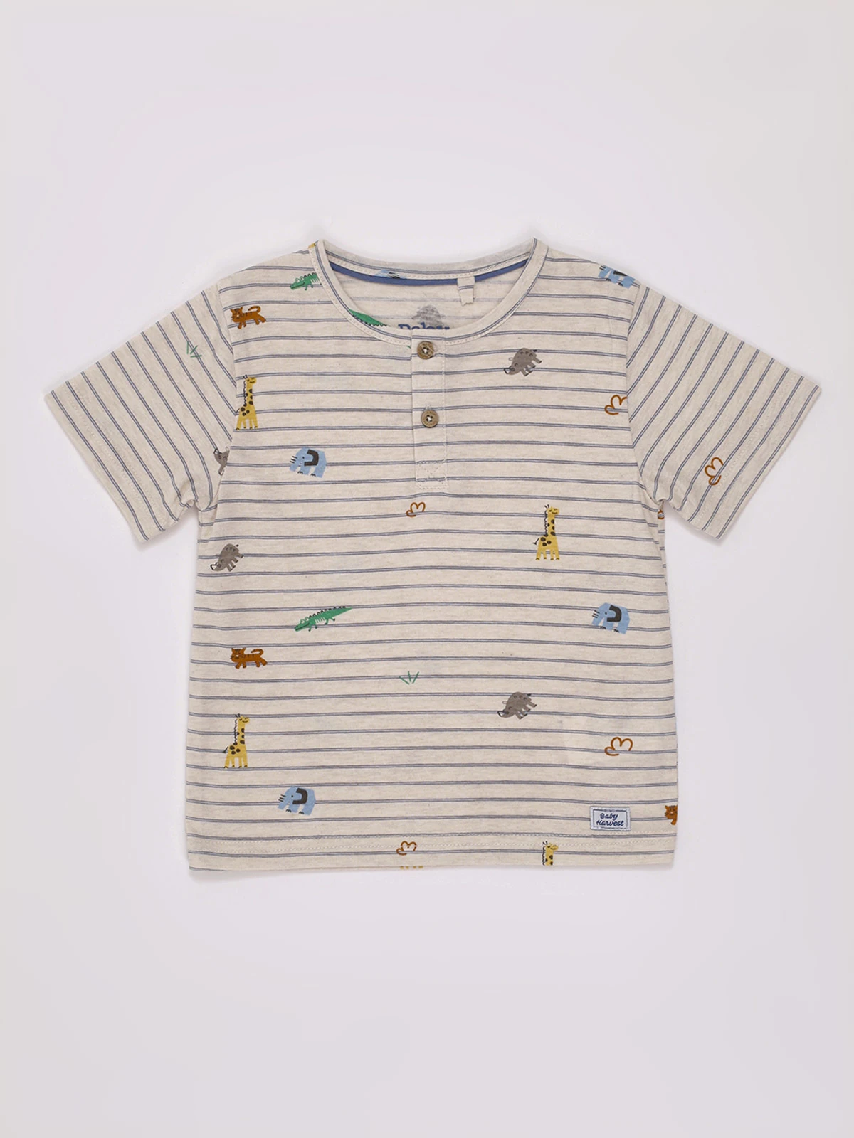 POLO MANGA CORTA ALGODÓN NIÑO BABY HARVEST - 1