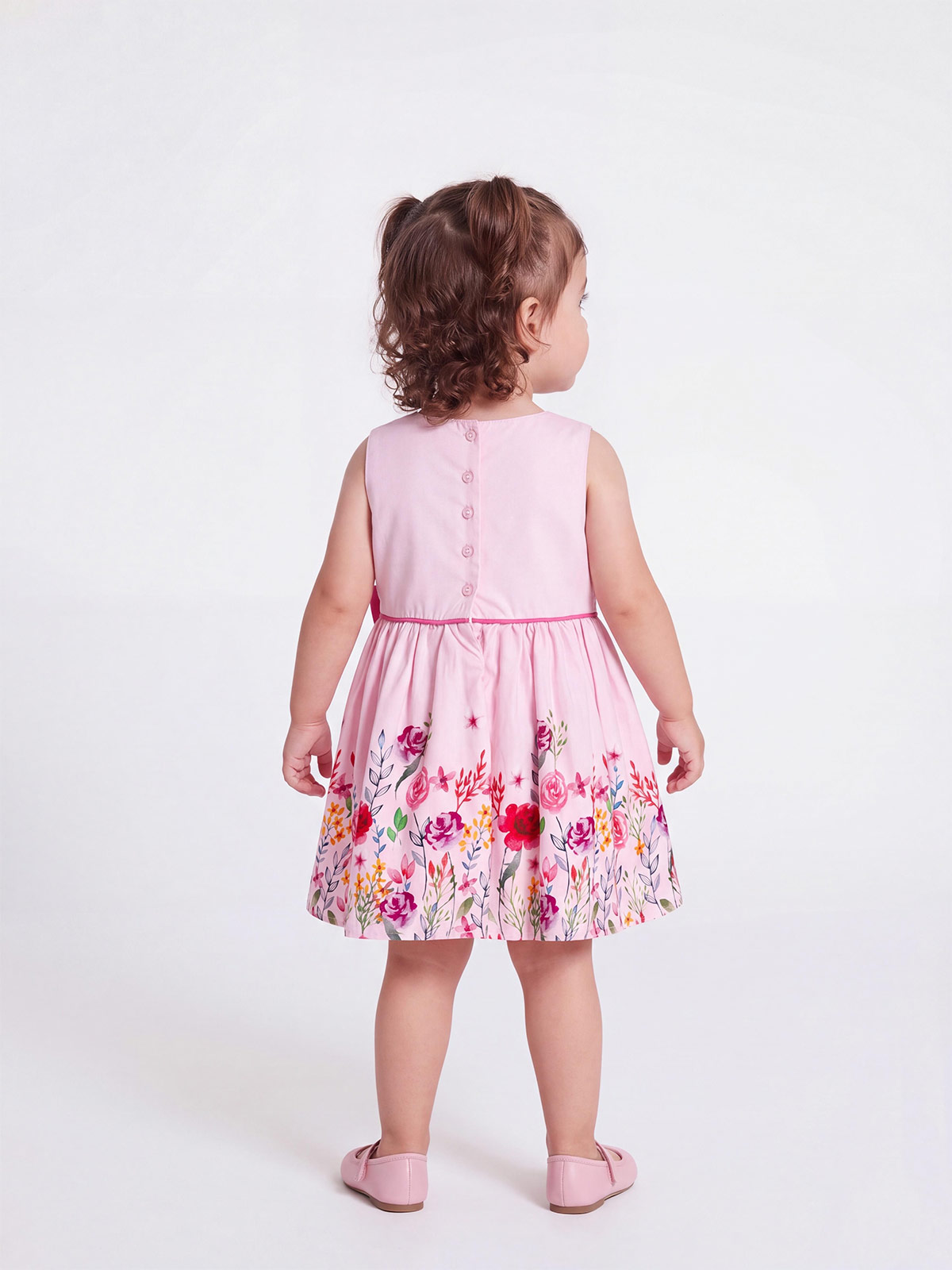 VESTIDO FORMAL ALGODÓN BEBE NIÑA BABY HARVEST - 2