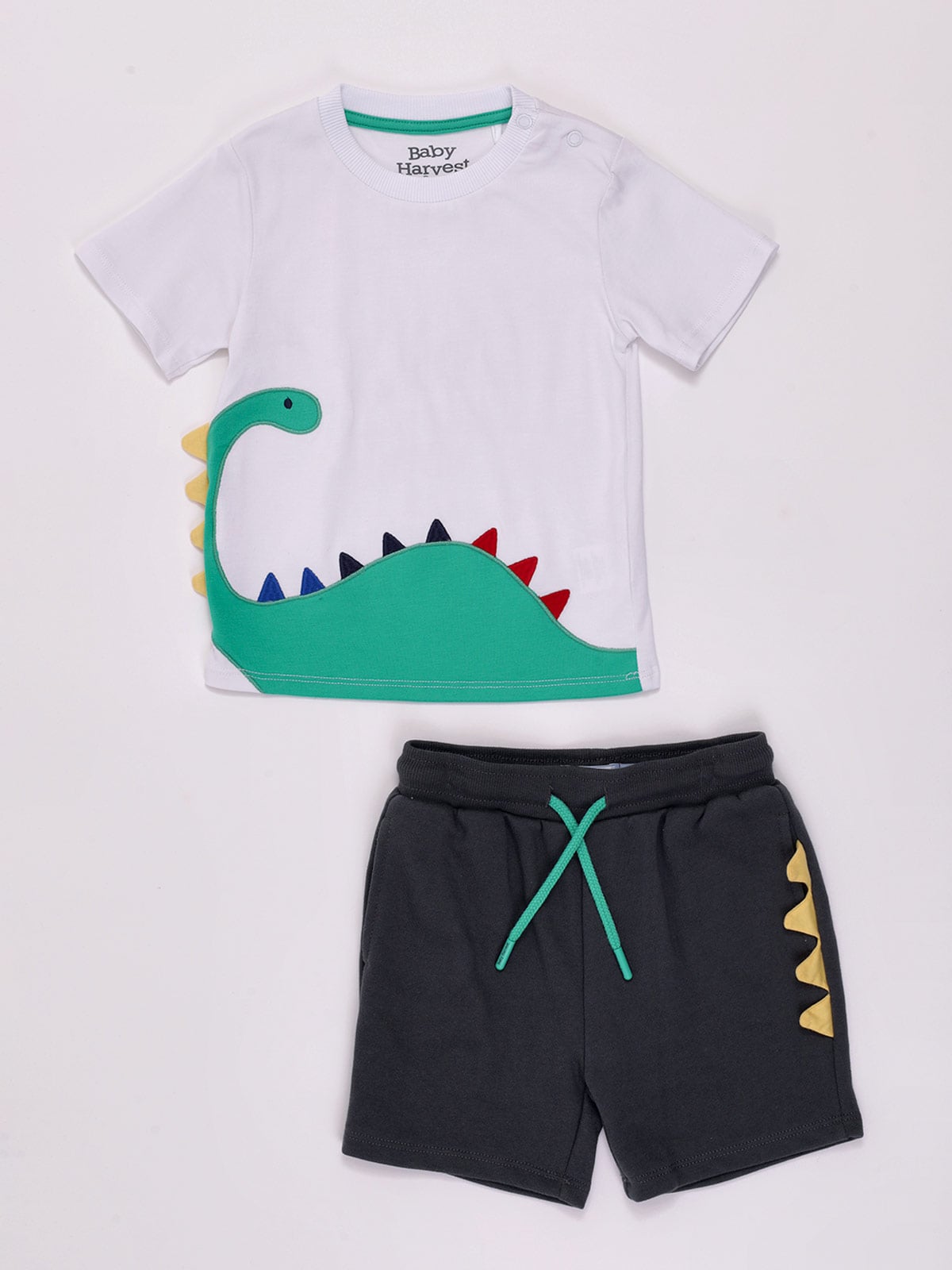 CONJUNTO PLAY POLO MANGA CORTA ALGODÓN + SHORT FRENCH BEBE NIÑO BABY HARVEST - 1