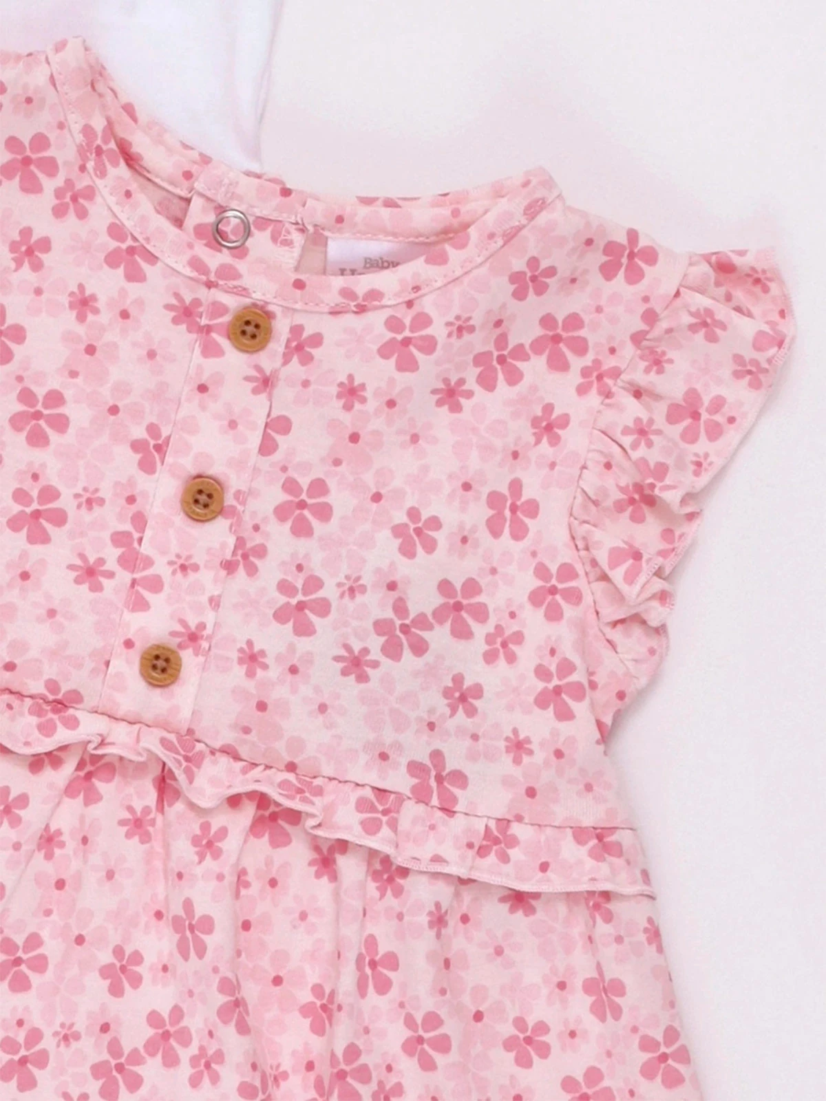 CONJUNTO BODY ALGODÓN + BLUSA + SHORT BEBE NIÑA BABY HARVEST - 4