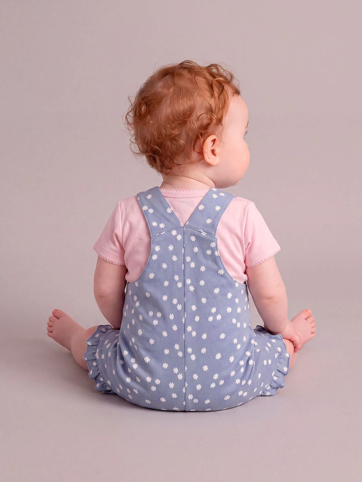 CONJUNTO BODY ALGODÓN + JARDINERA BEBE NIÑA BABY HARVEST - 2