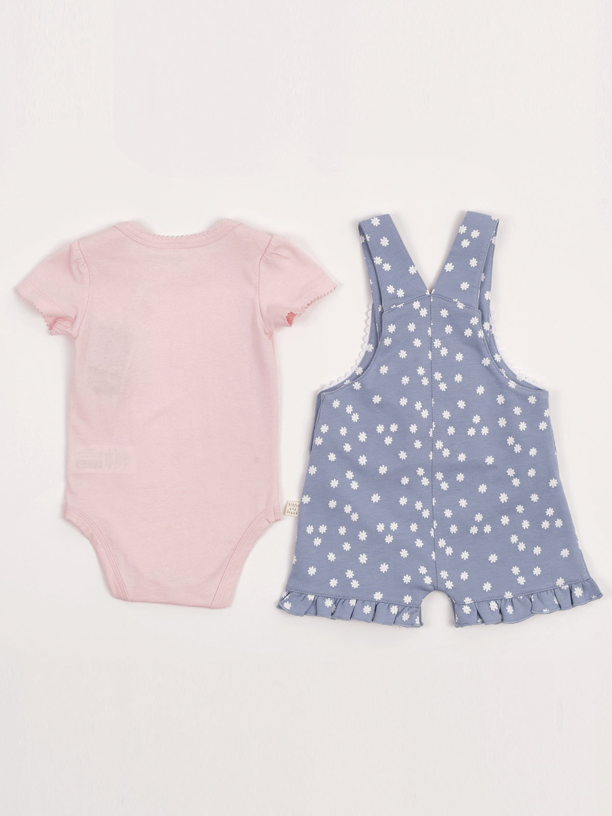 CONJUNTO BODY ALGODÓN + JARDINERA BEBE NIÑA BABY HARVEST - 4