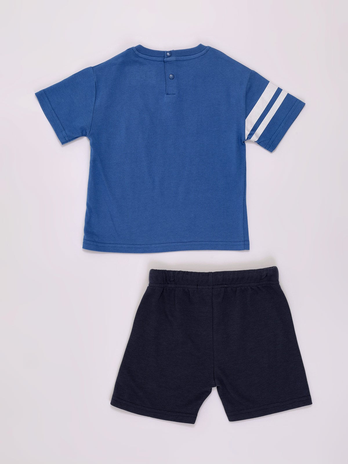 CONJUNTO CITY POLO MANGA CORTA ALGODÓN + SHORT FRENCH BEBE NIÑO BABY HARVEST - 2