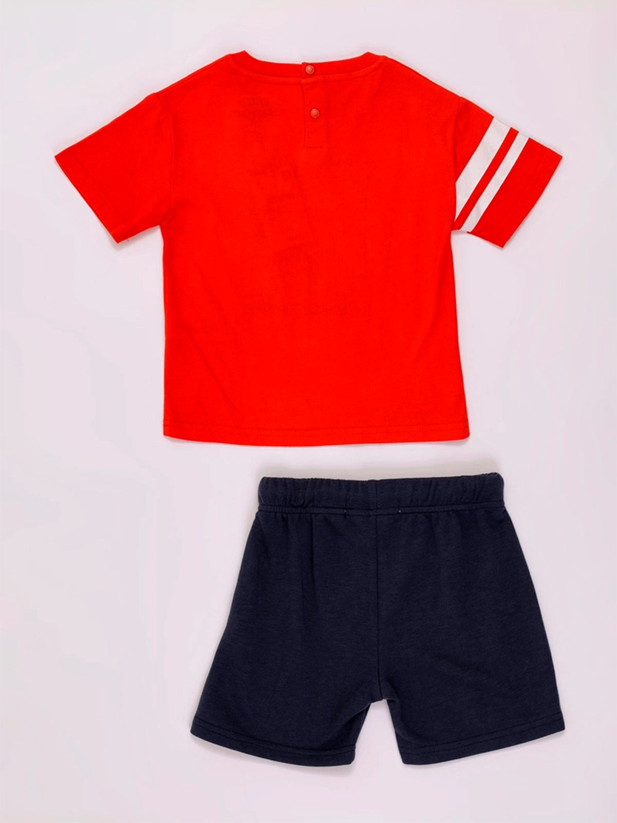 CONJUNTO CITY POLO MANGA CORTA ALGODÓN + SHORT FRENCH BEBE NIÑO BABY HARVEST - 4