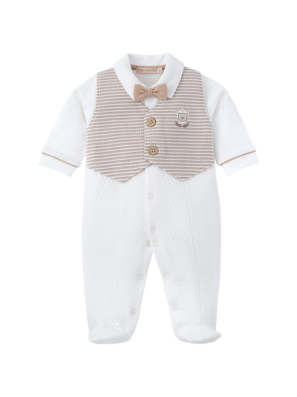 ENTERIZO NIÑO BABY CLUB CHIC MEJORES AMIGOS CORBATÍN - 1