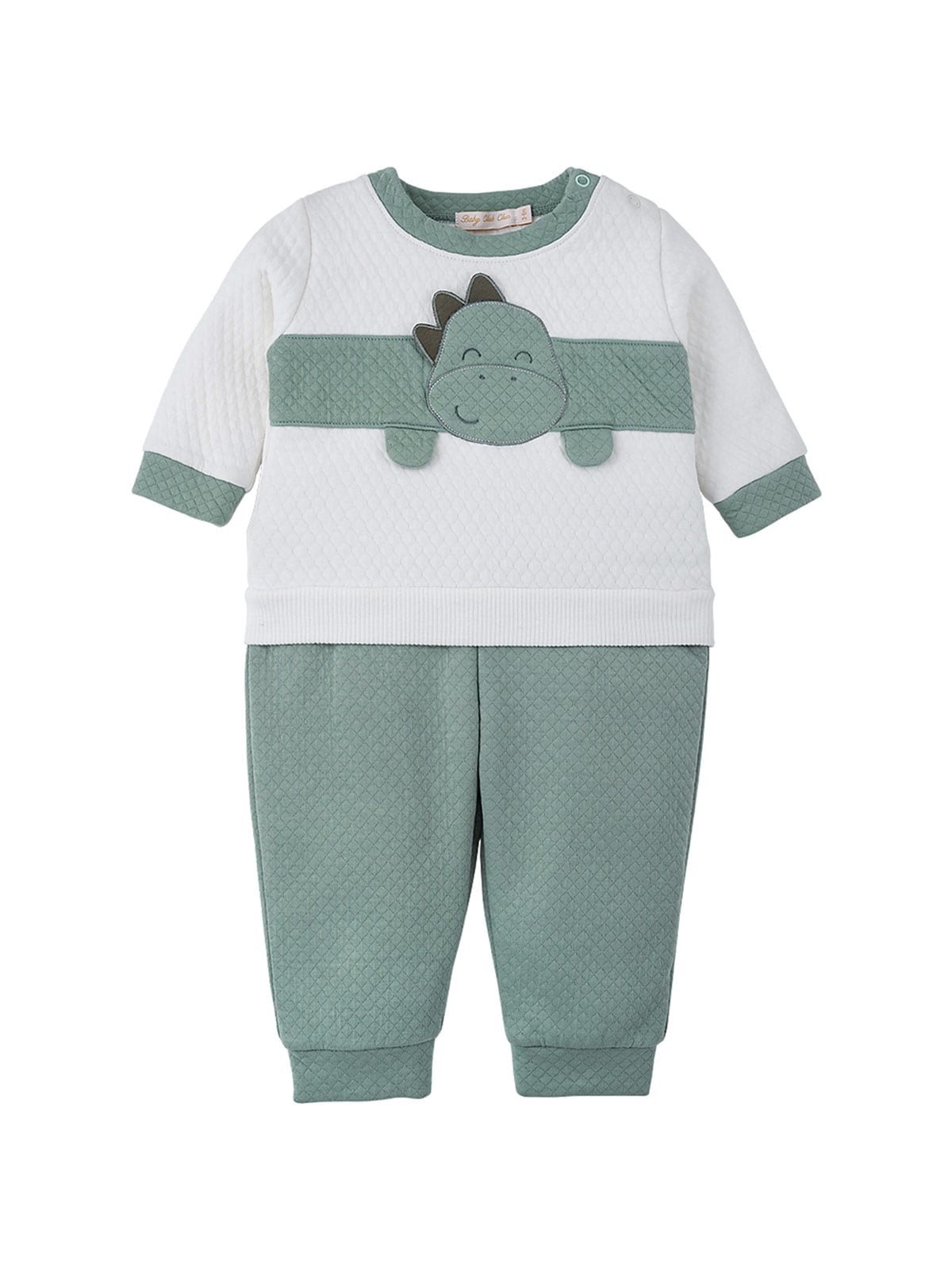 CONJUNTO NIÑO BABY CLUB CHIC POLO Y PANTALÓN DINOLAND - 1