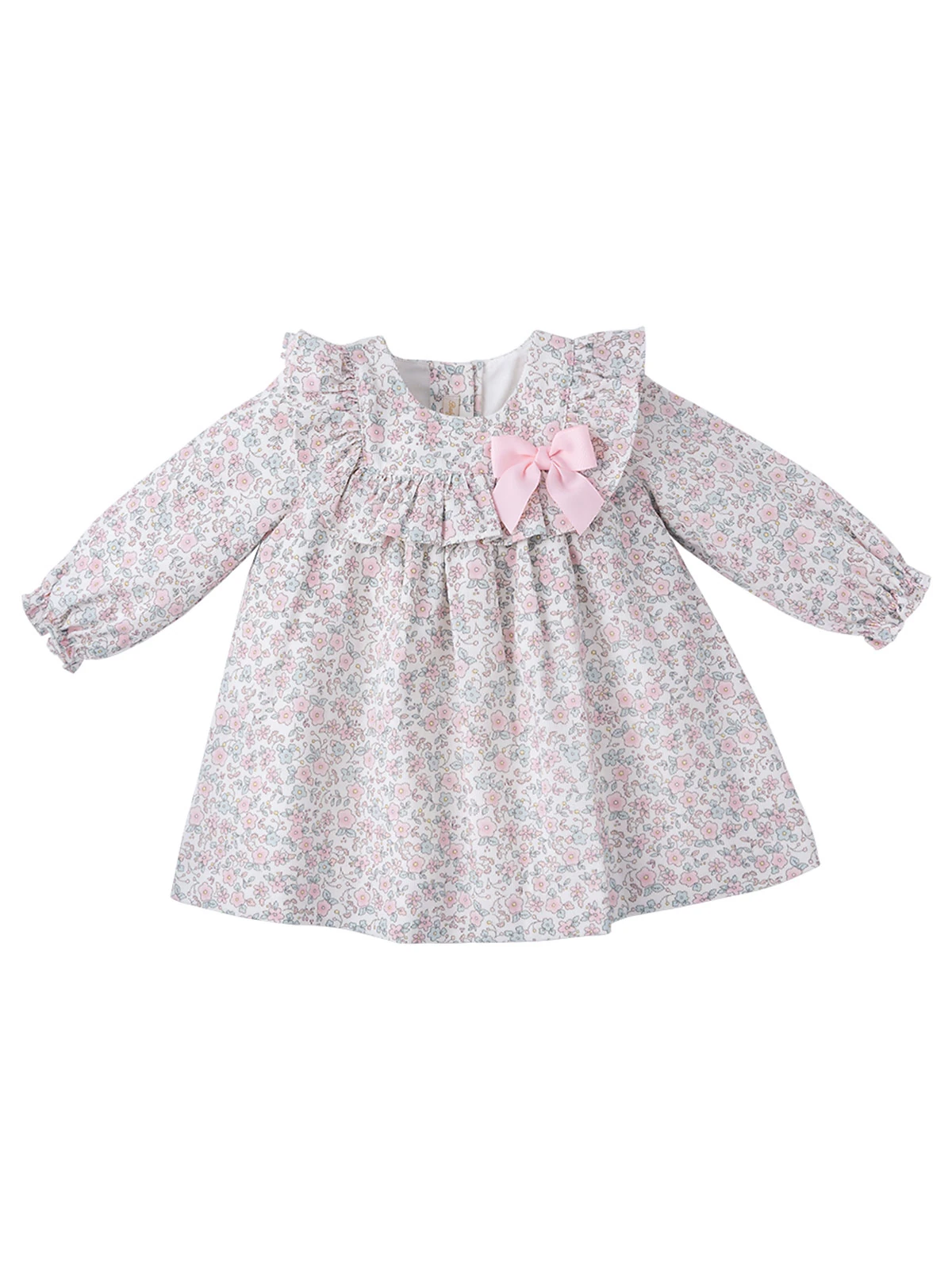 VESTIDO NIÑA BABY CLUB CHIC FLORES DE INVIERNO - 1