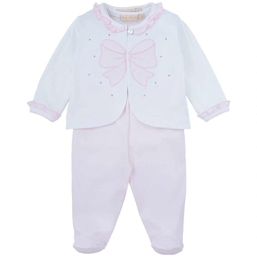 SET POLO PANTALÓN Y CHAQUETA ALGODÓN NIÑA BABY CLUB CHIC LITTLE GARDEN - 1