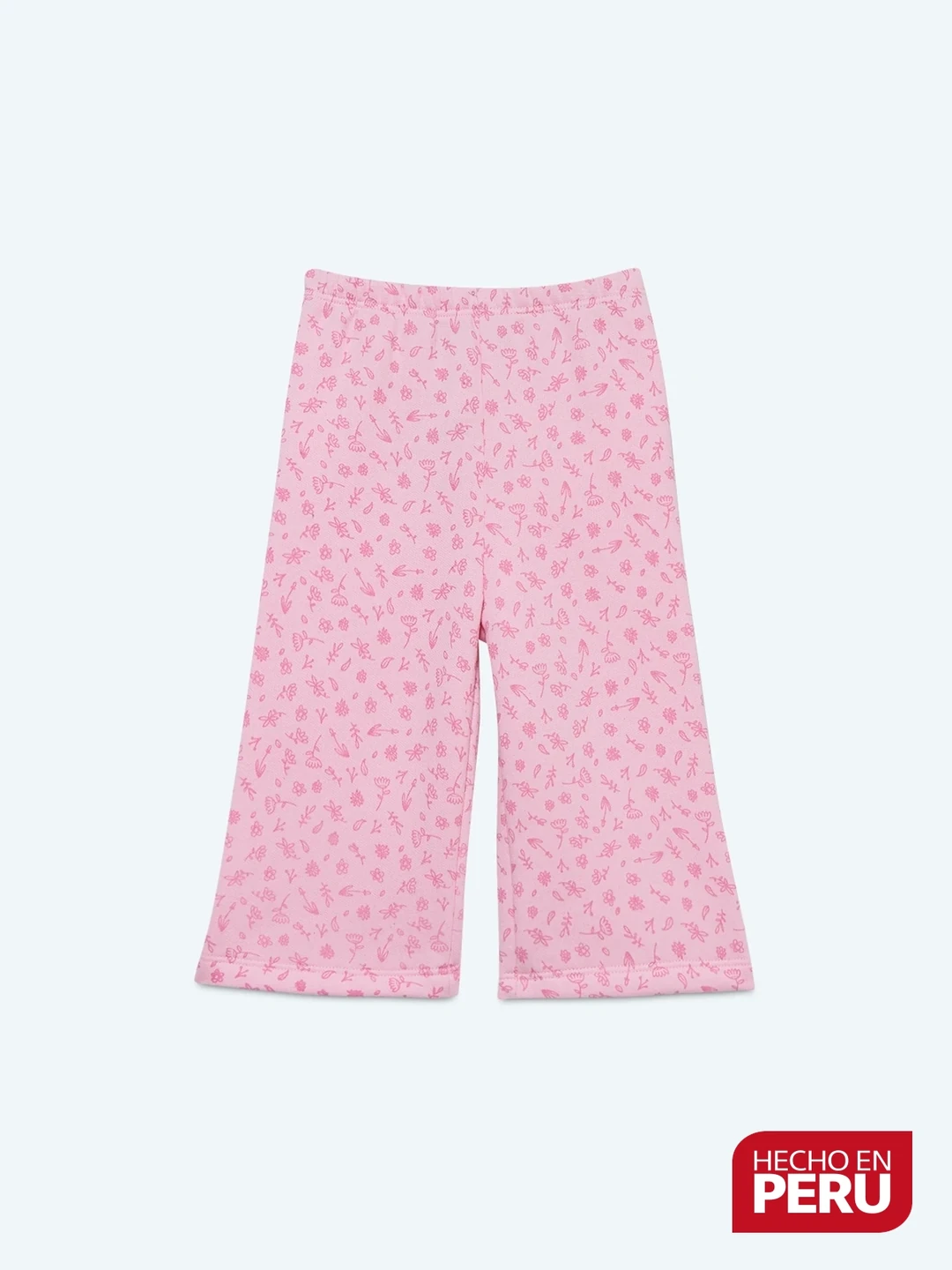 PANTALÓN DE BUZO FULL PRINT FRANELA BEBÉ NIÑA BABY HARVEST - 1