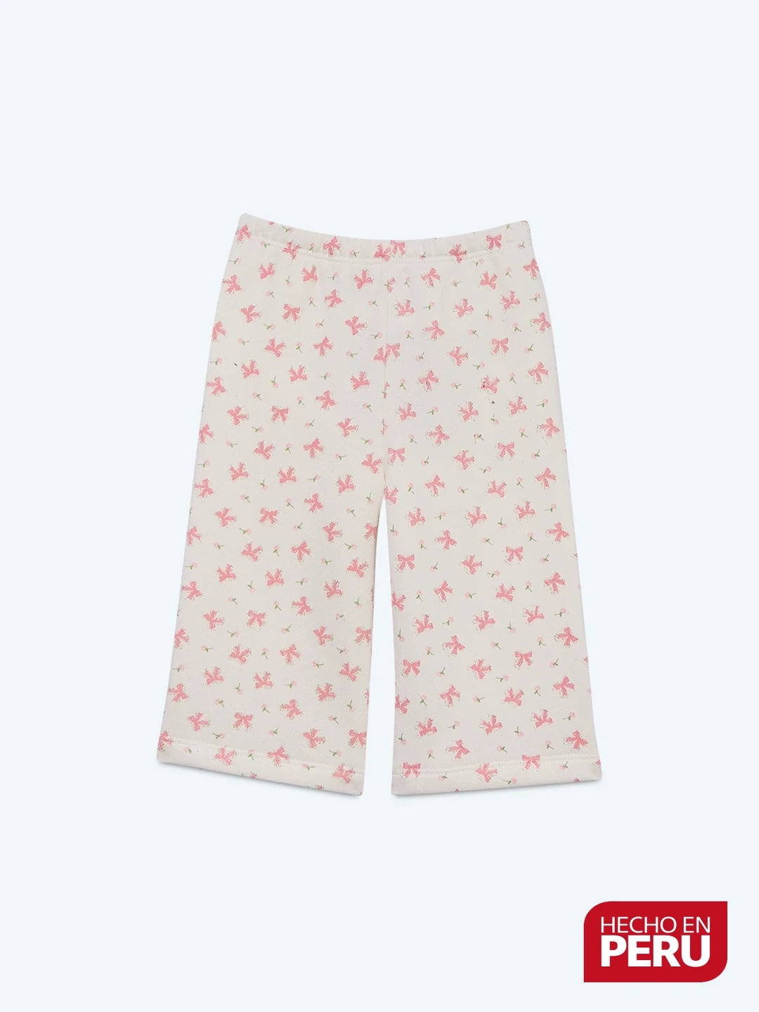 PANTALÓN DE BUZO FULL PRINT FRANELA BEBÉ NIÑA BABY HARVEST - 1
