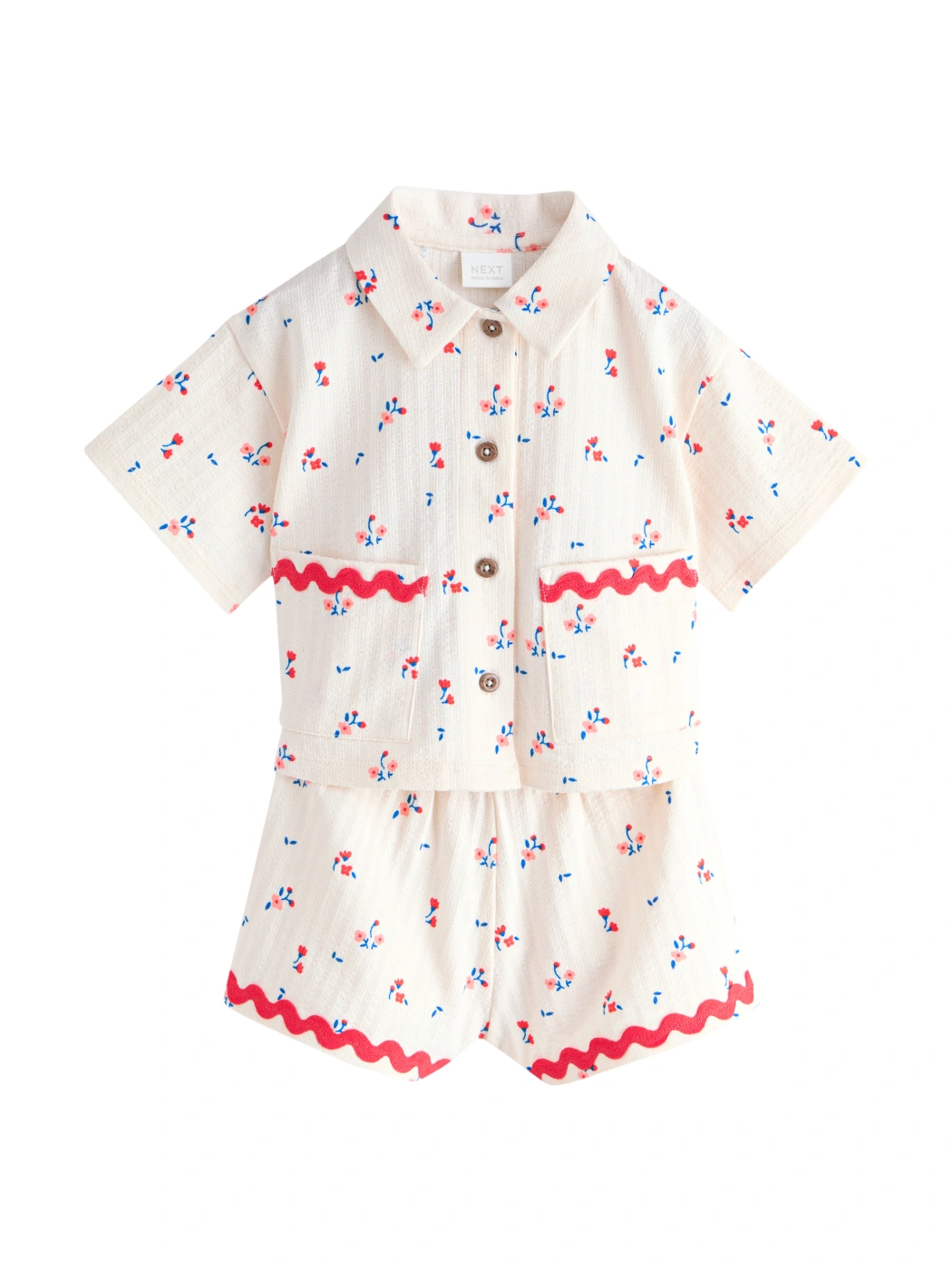 CONJUNTO BLUSA + SHORT NIÑA NEXT - 5