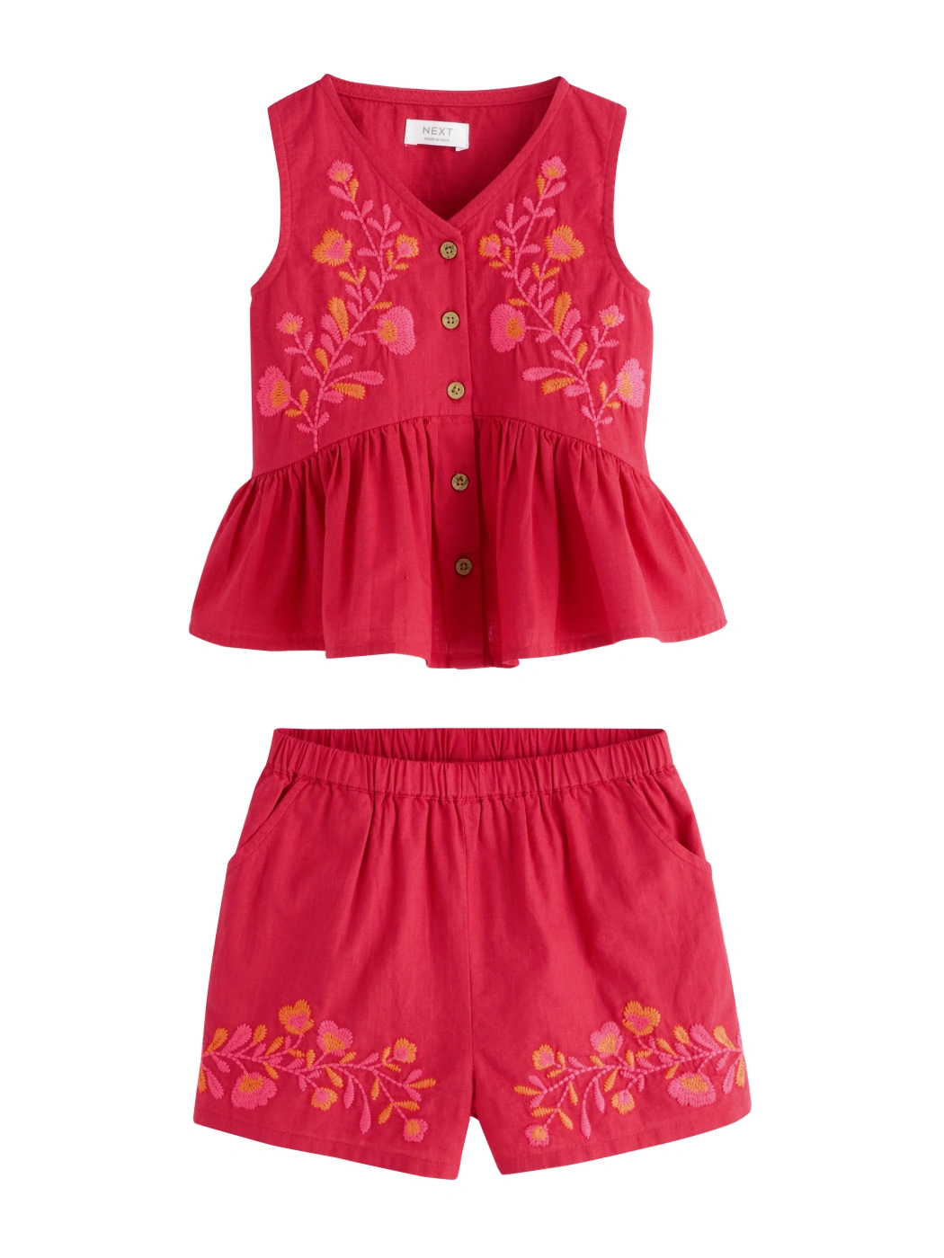 CONJUNTO BLUSA + SHORT NIÑA NEXT - 4
