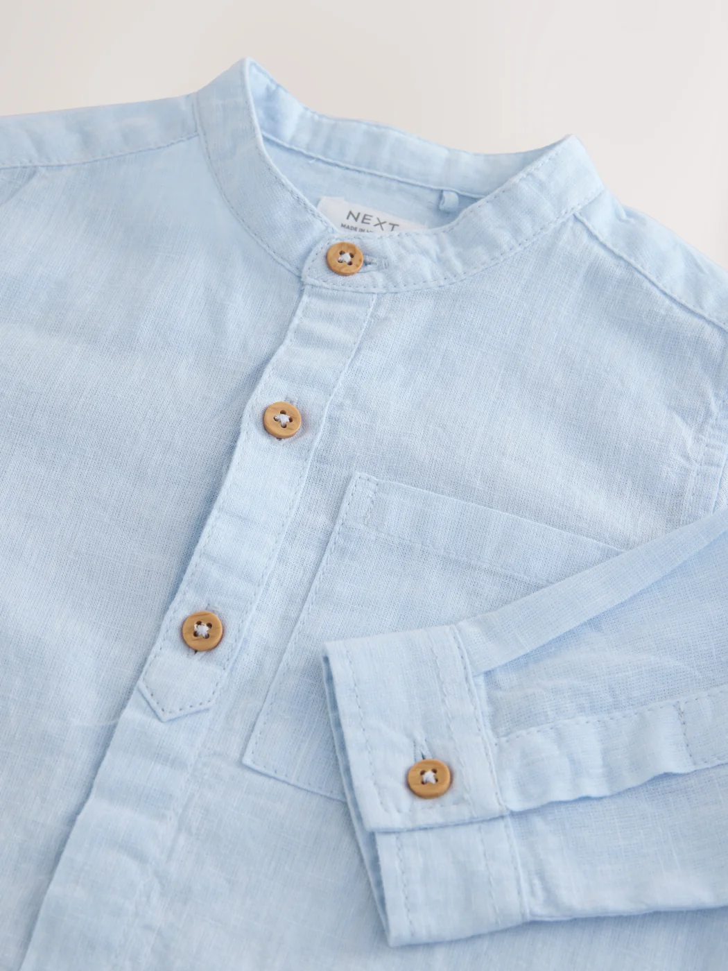 CAMISA MANGA LARGA LINO NIÑO NEXT - 4
