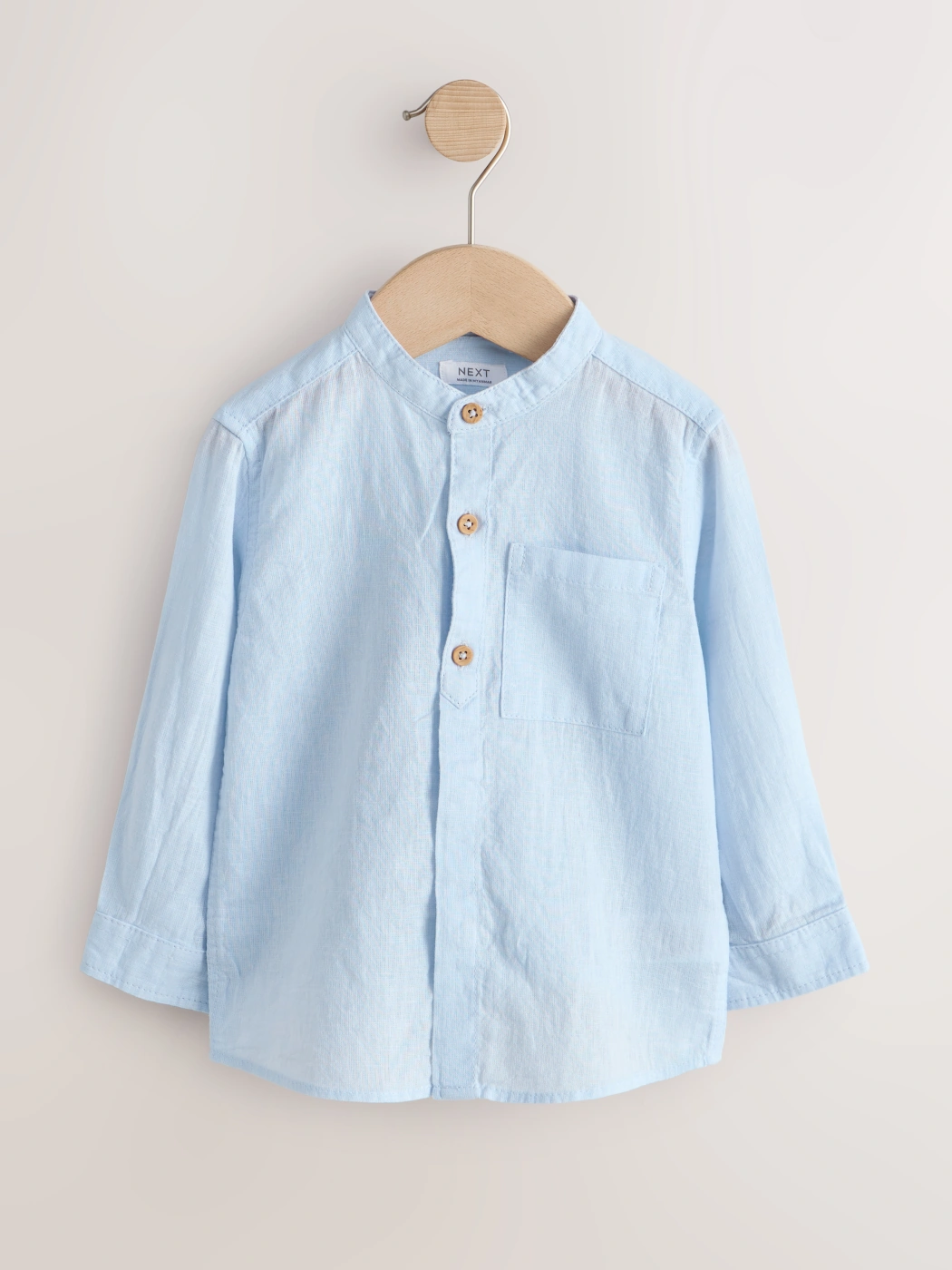 CAMISA MANGA LARGA LINO NIÑO NEXT - 1