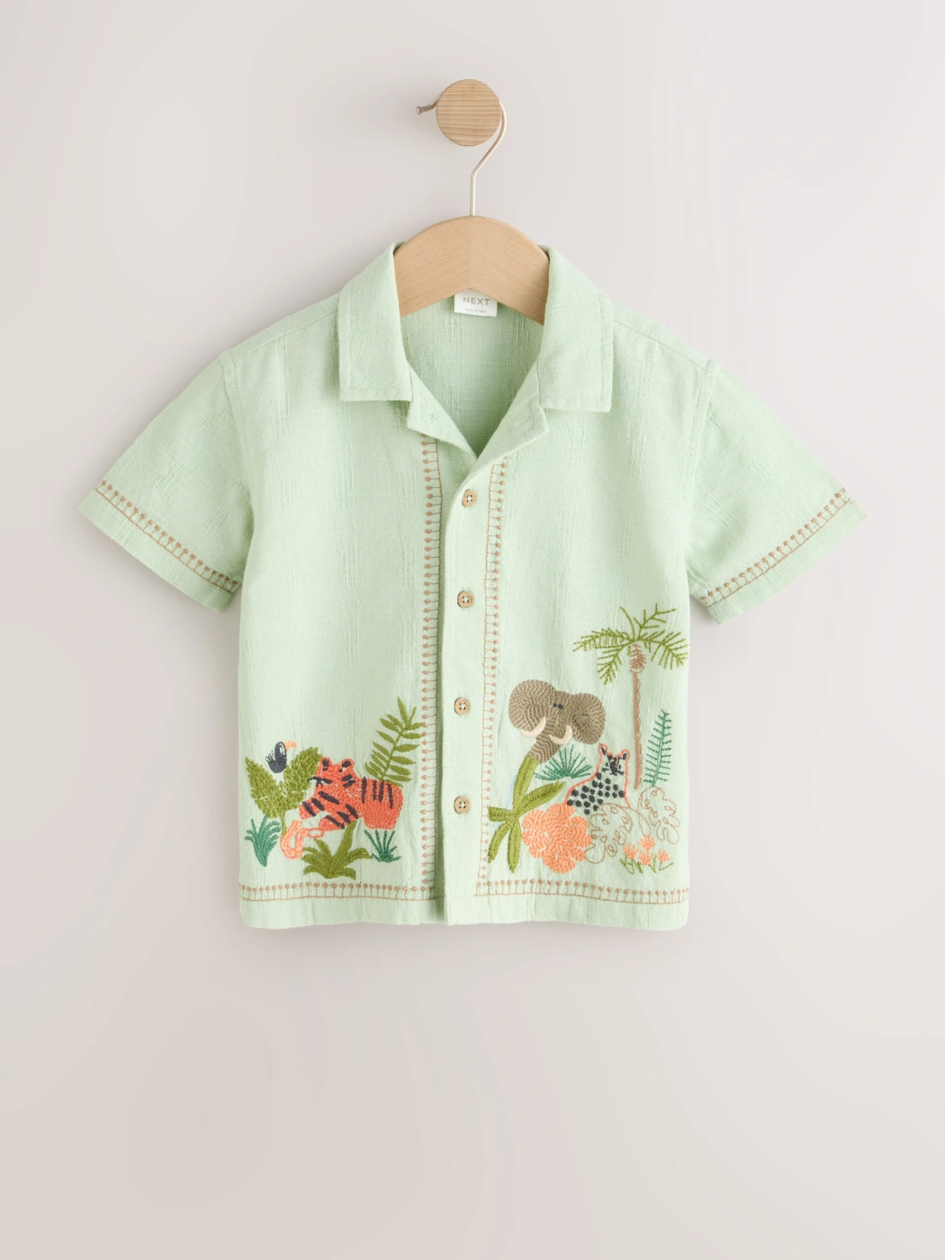 CAMISA MANGA CORTA ALGODÓN NIÑO NEXT - 1