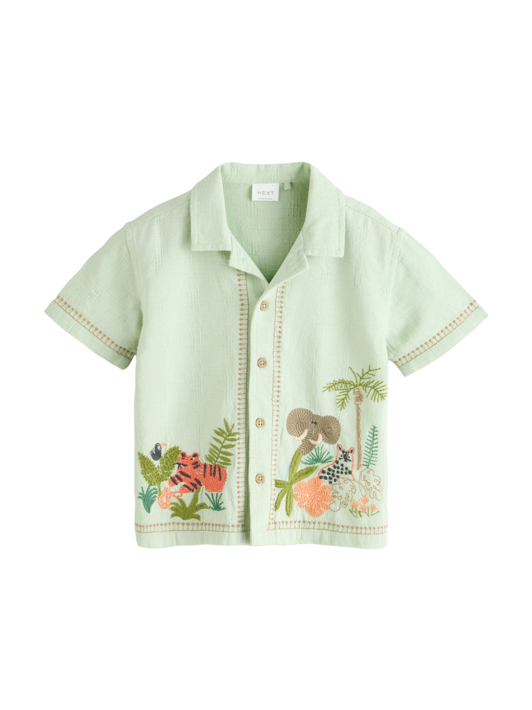 CAMISA MANGA CORTA ALGODÓN NIÑO NEXT - 5