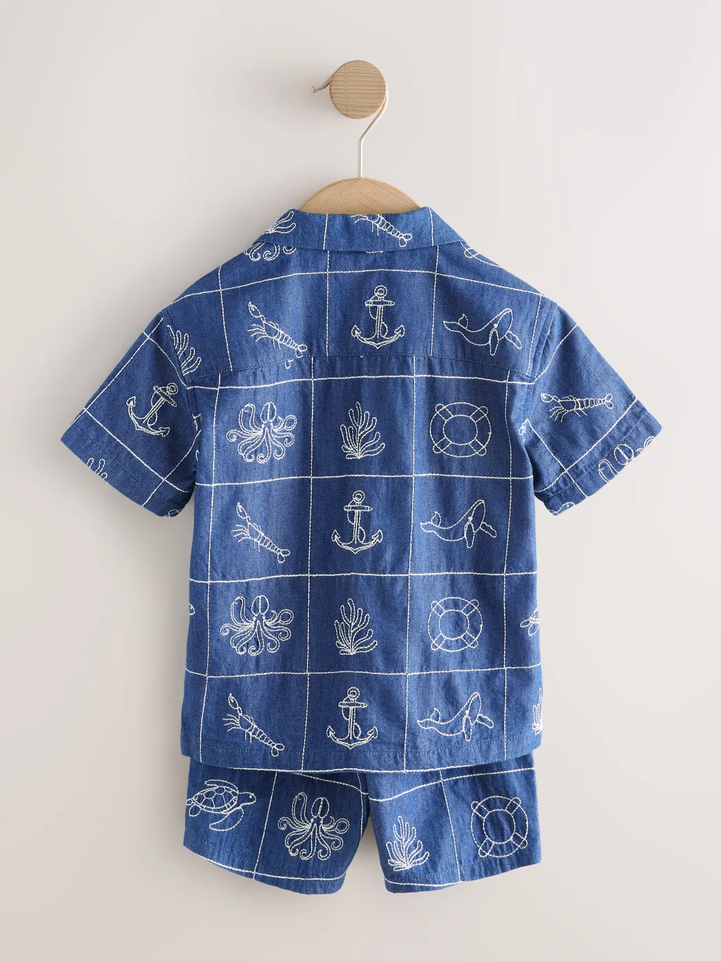 CONJUNTO CAMISA + SHORT ALGODÓN NIÑO NEXT - 2
