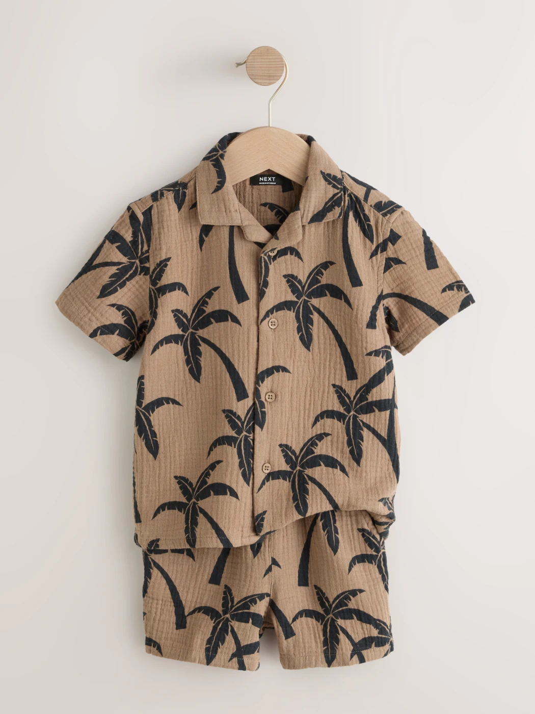CONJUNTO CAMISA + SHORT ALGODÓN NIÑO NEXT - 1