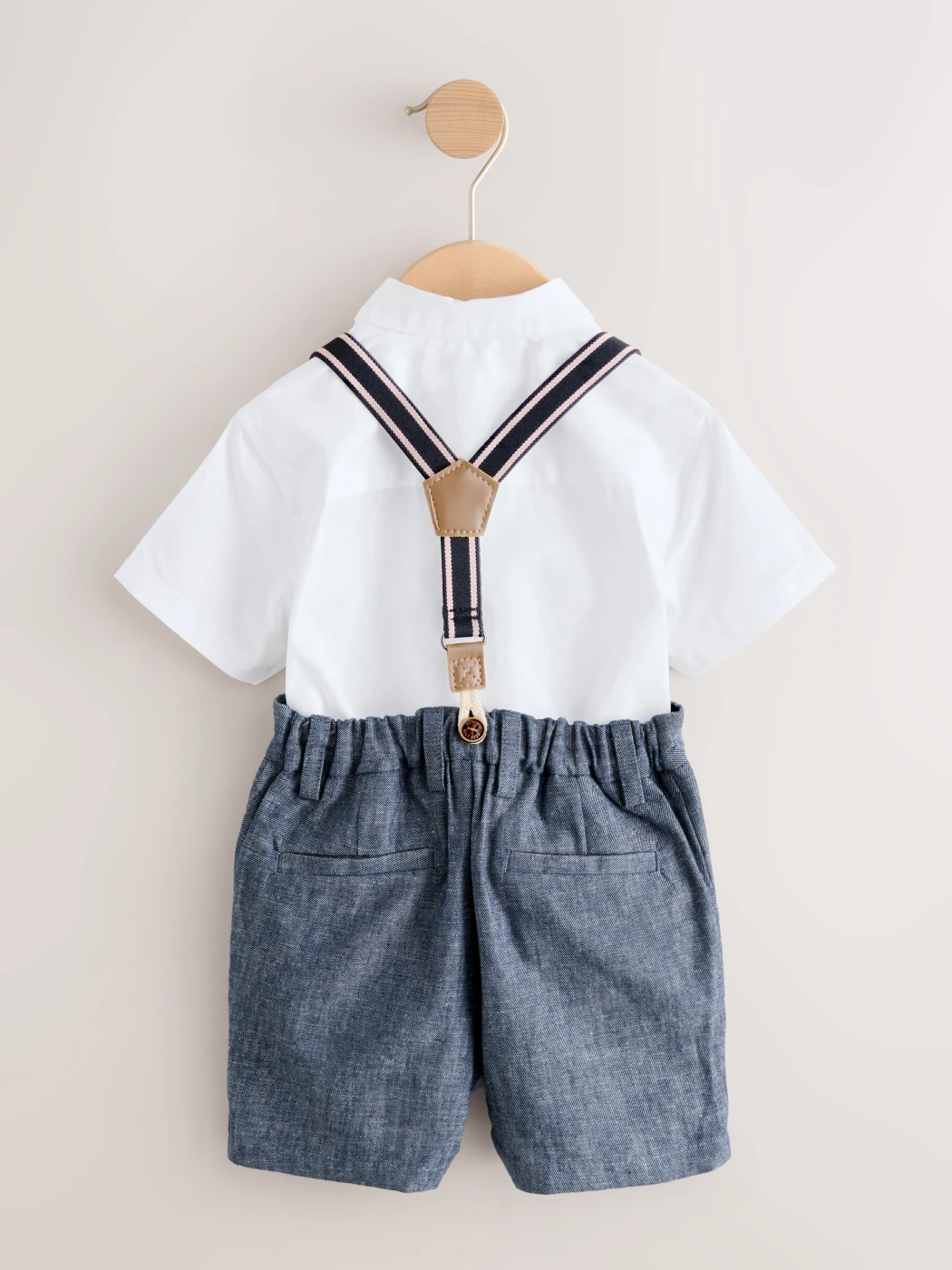 CONJUNTO CAMISA + CORBATÍN + TIRANTES + SHORT ALGODÓN NIÑO NEXT - 2