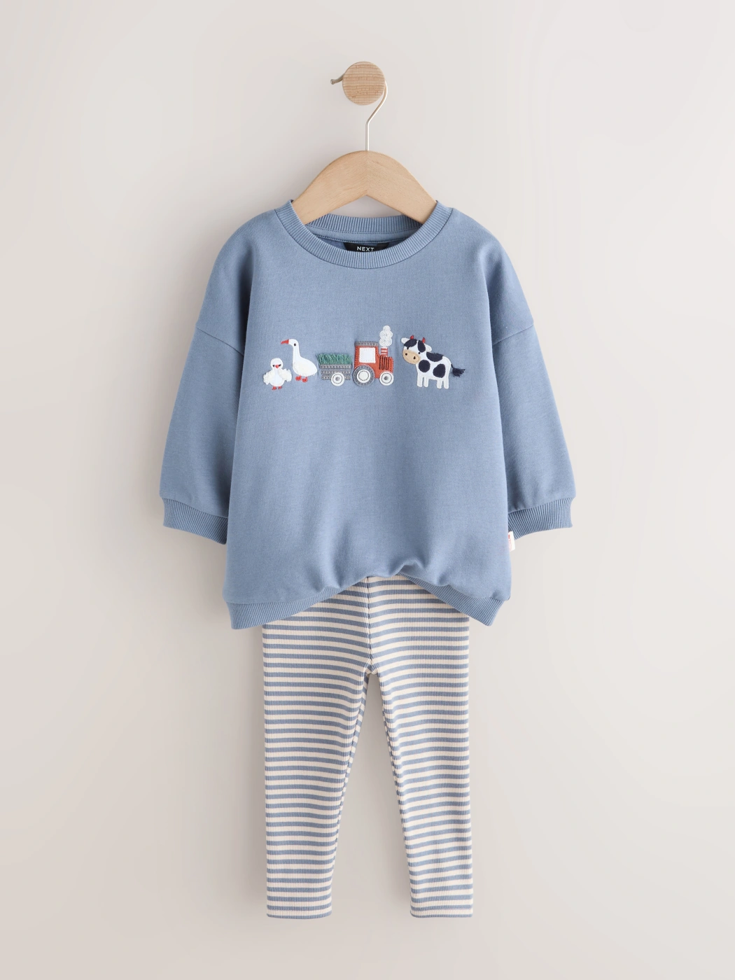 CONJUNTO POLERA + LEGGINGS BEBÉ NIÑO NEXT - 3