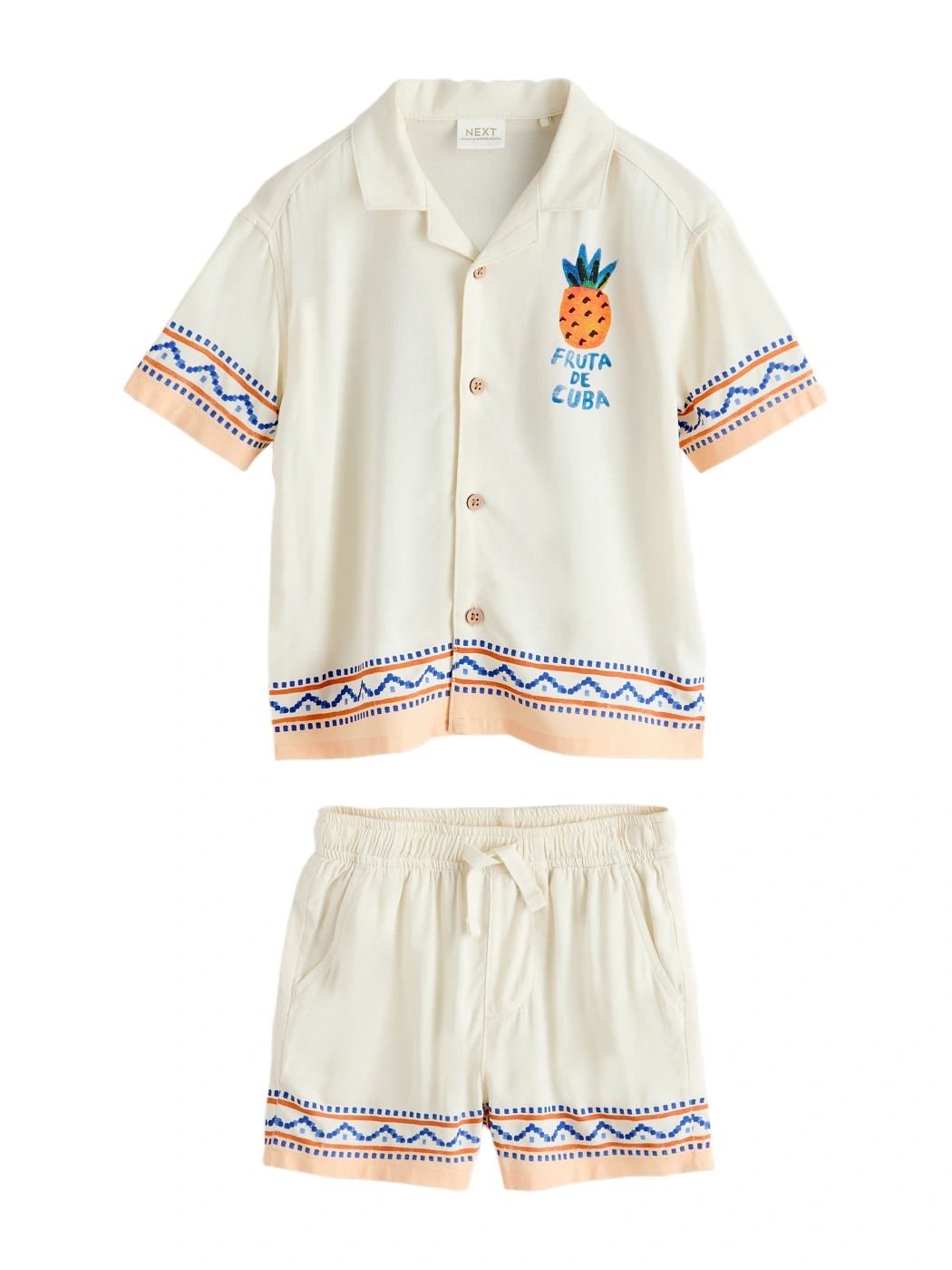 CONJUNTO CAMISA MANGA CORTA + SHORT NIÑO NEXT - 5