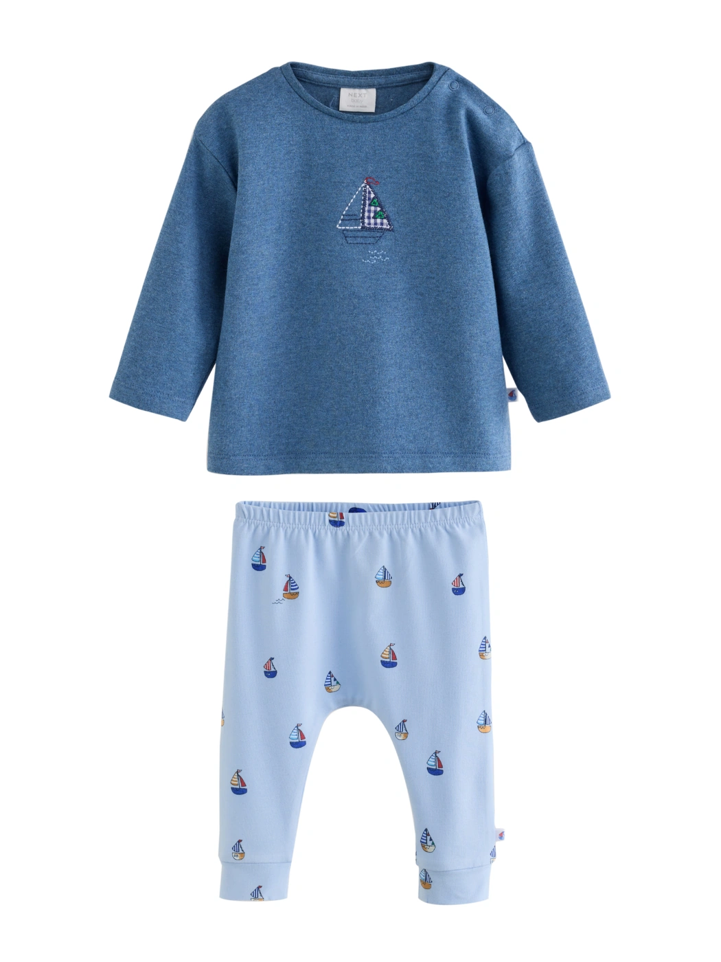 CONJUNTO POLO MANGA LARGA + LEGGING ALGODÓN NIÑO NEXT - 5